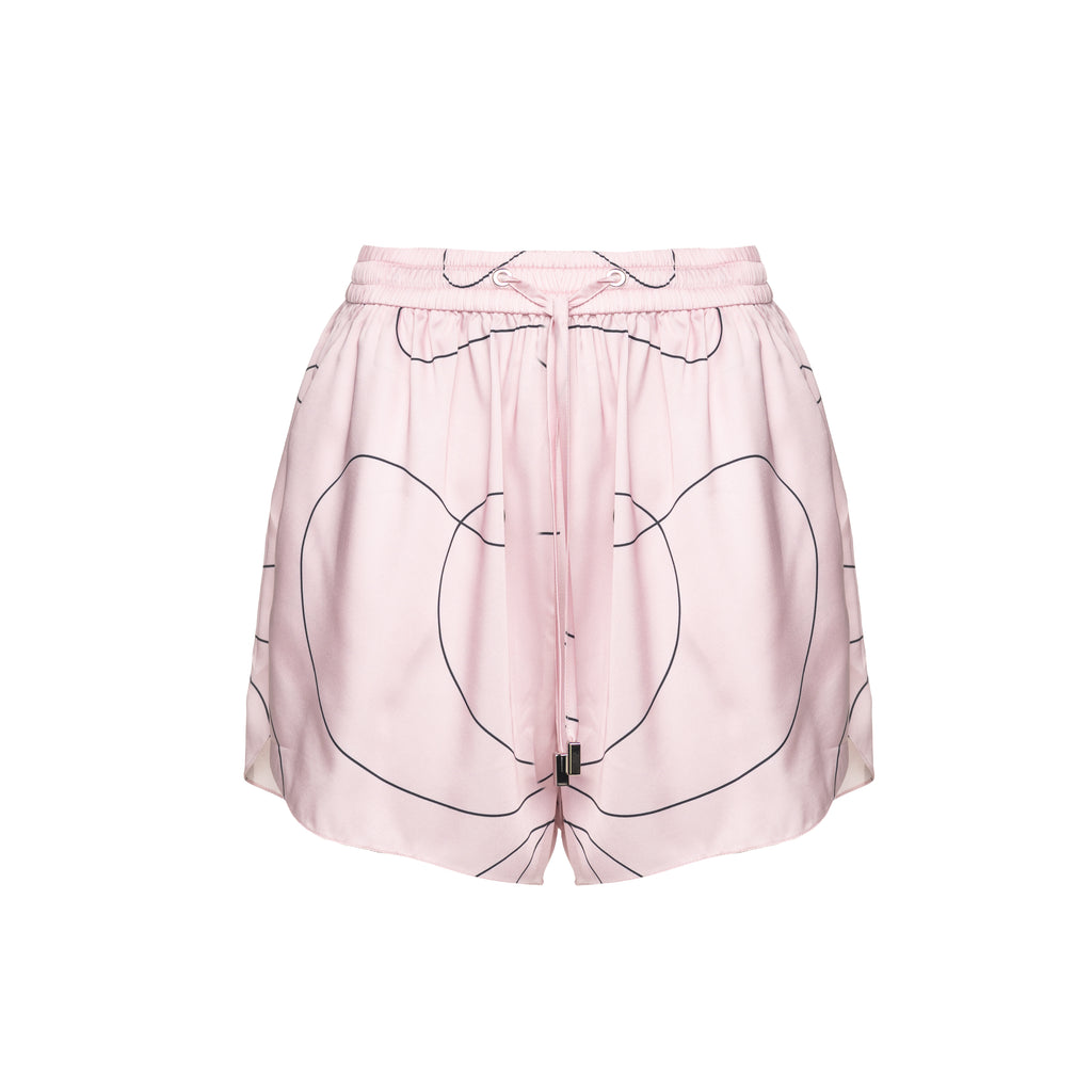 Monogram Silk Shorts