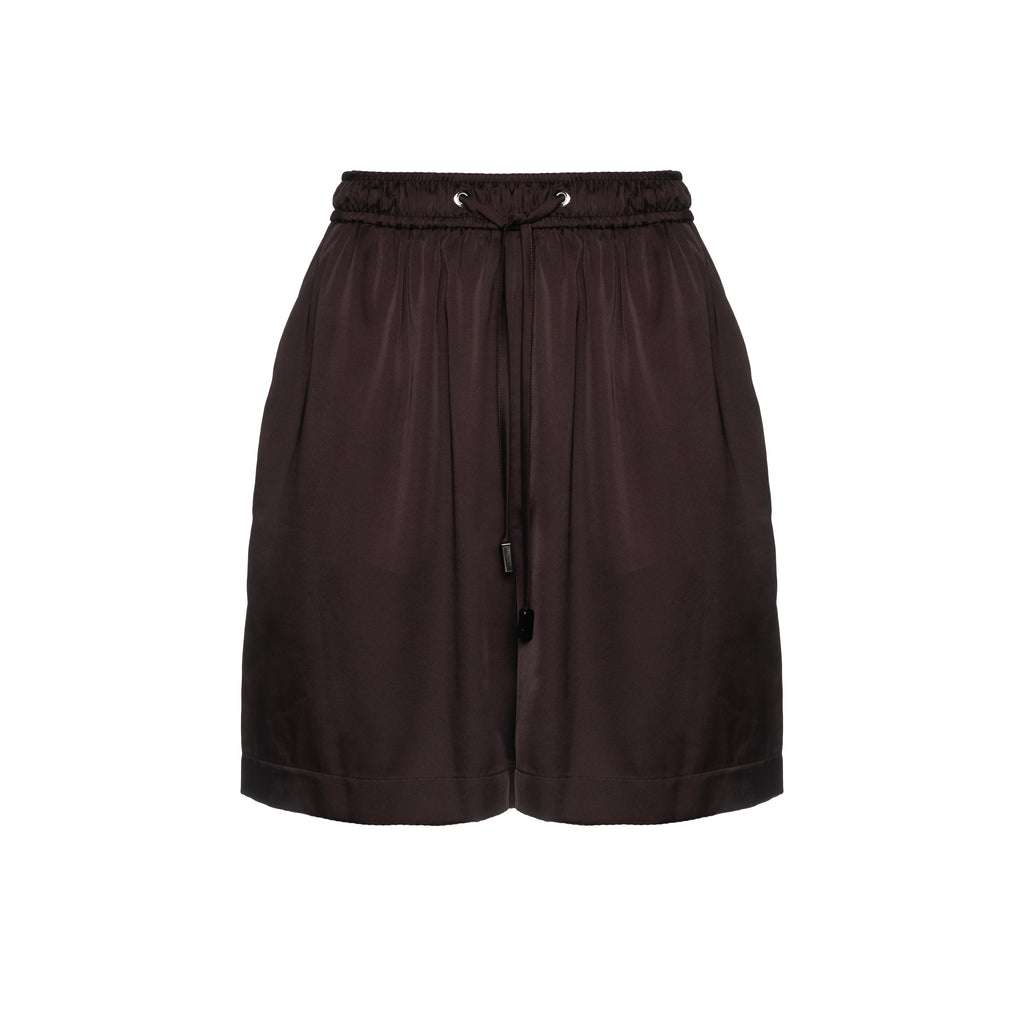 Silk suit with shorts