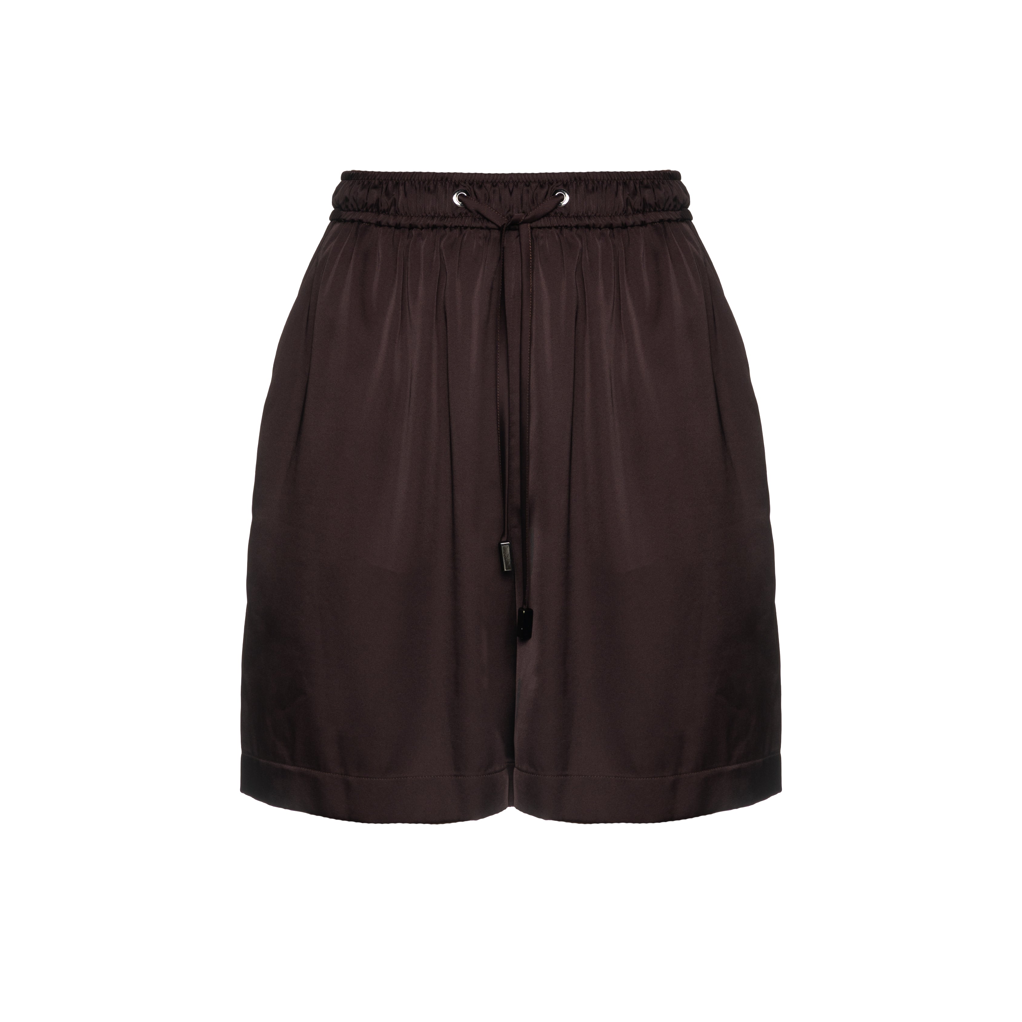 Silk suit with shorts