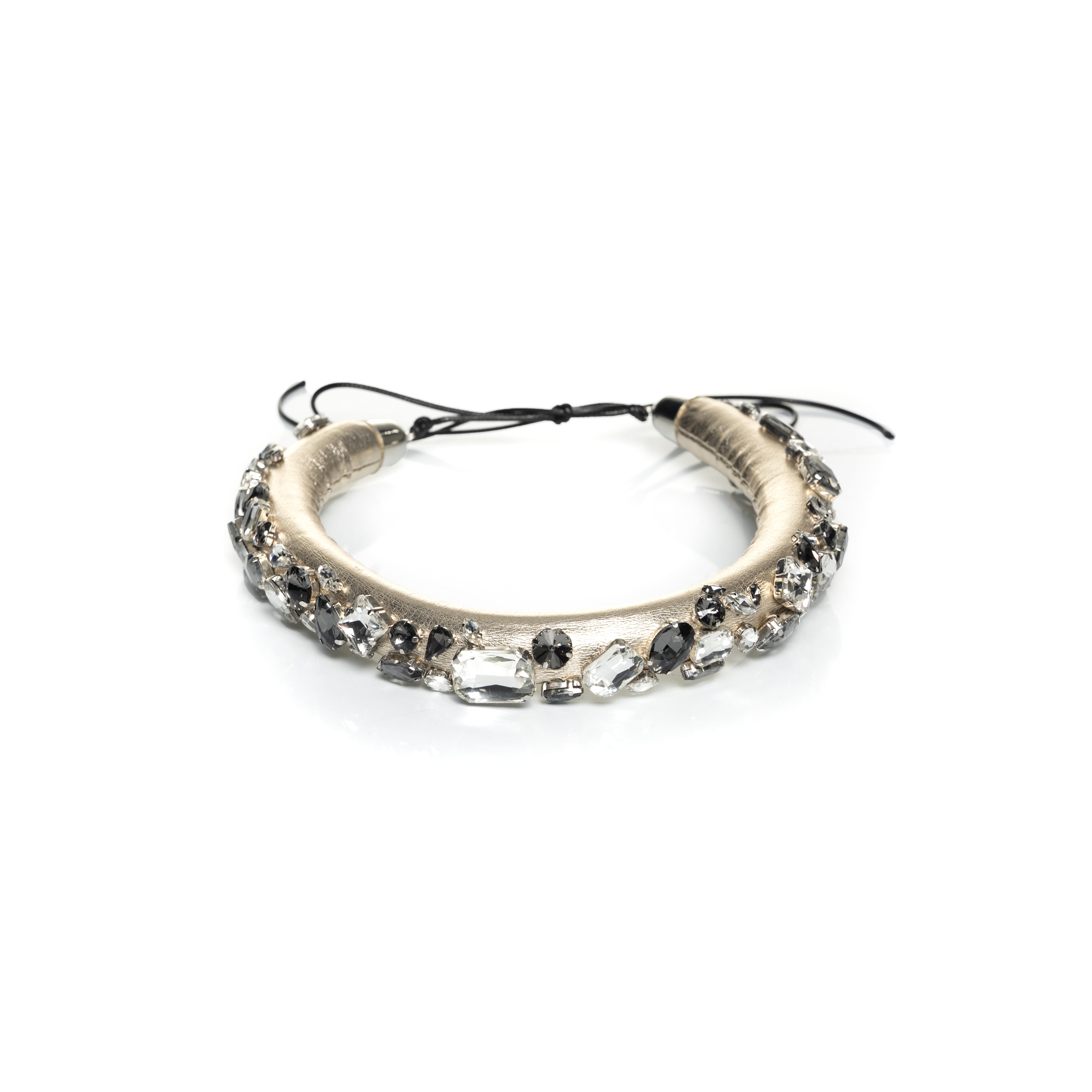 Belt with crystals