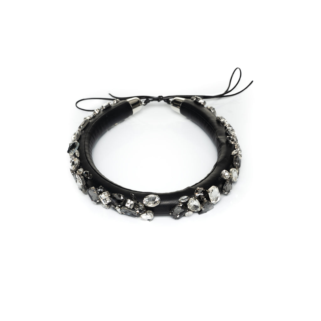 Belt with crystals