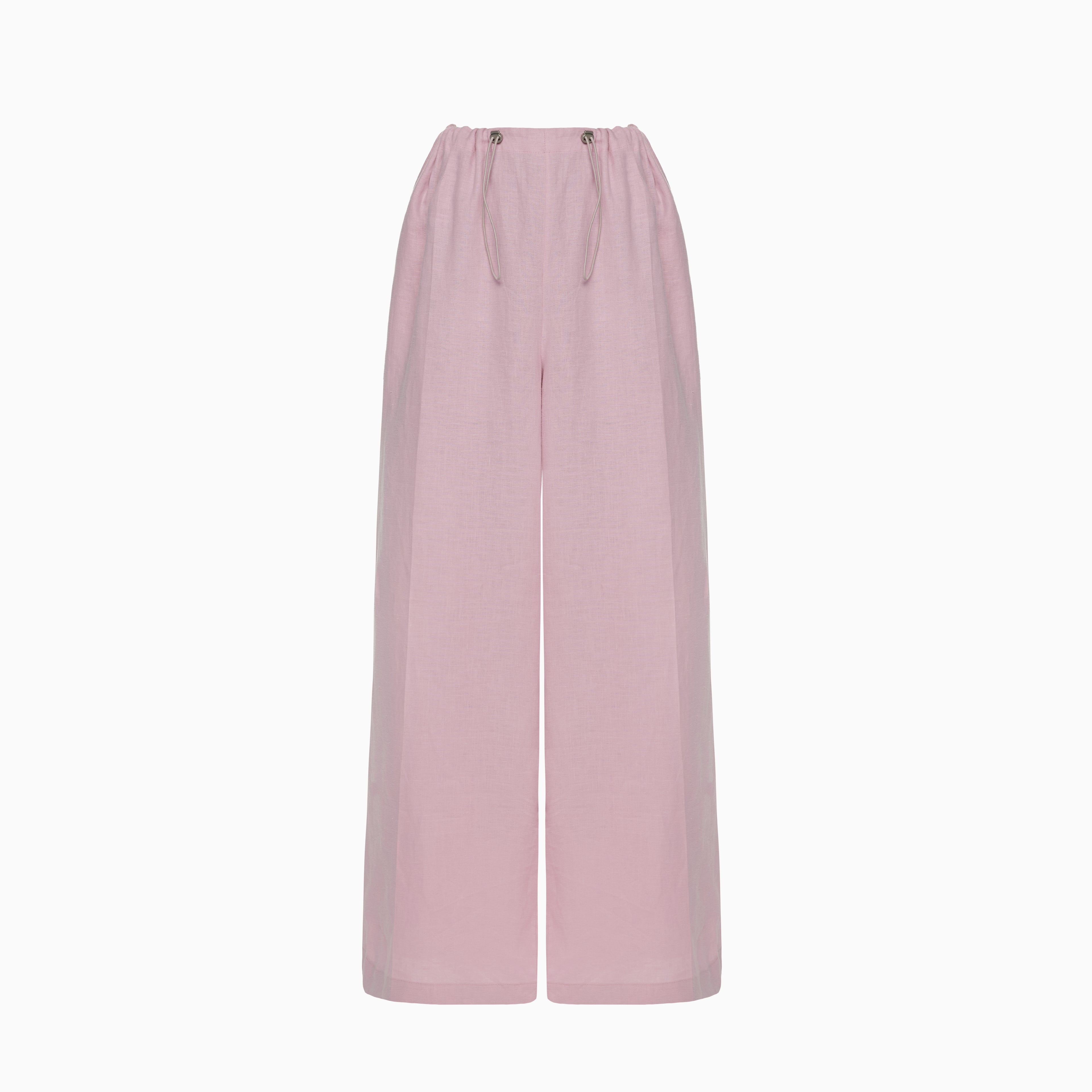 Jasmine Linen Straight-Leg Trousers