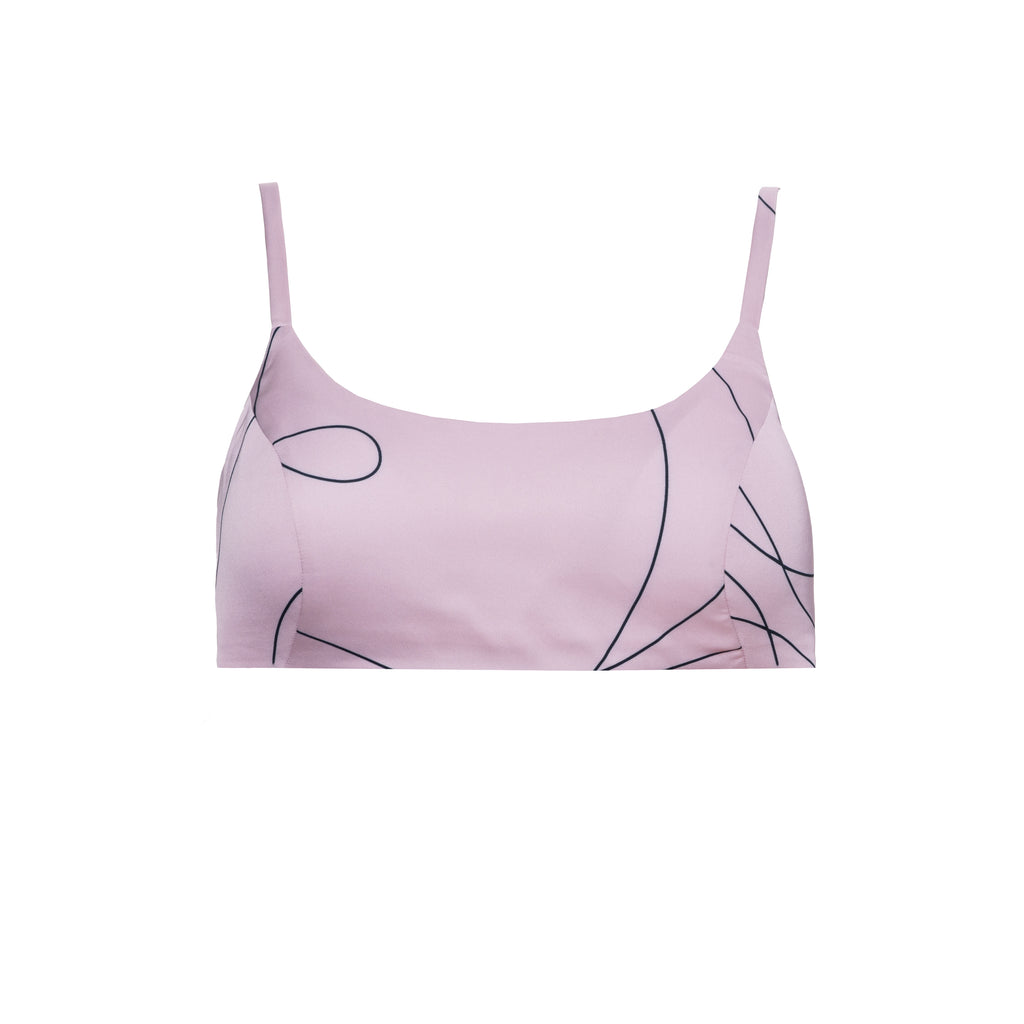 Monogram Silk Top