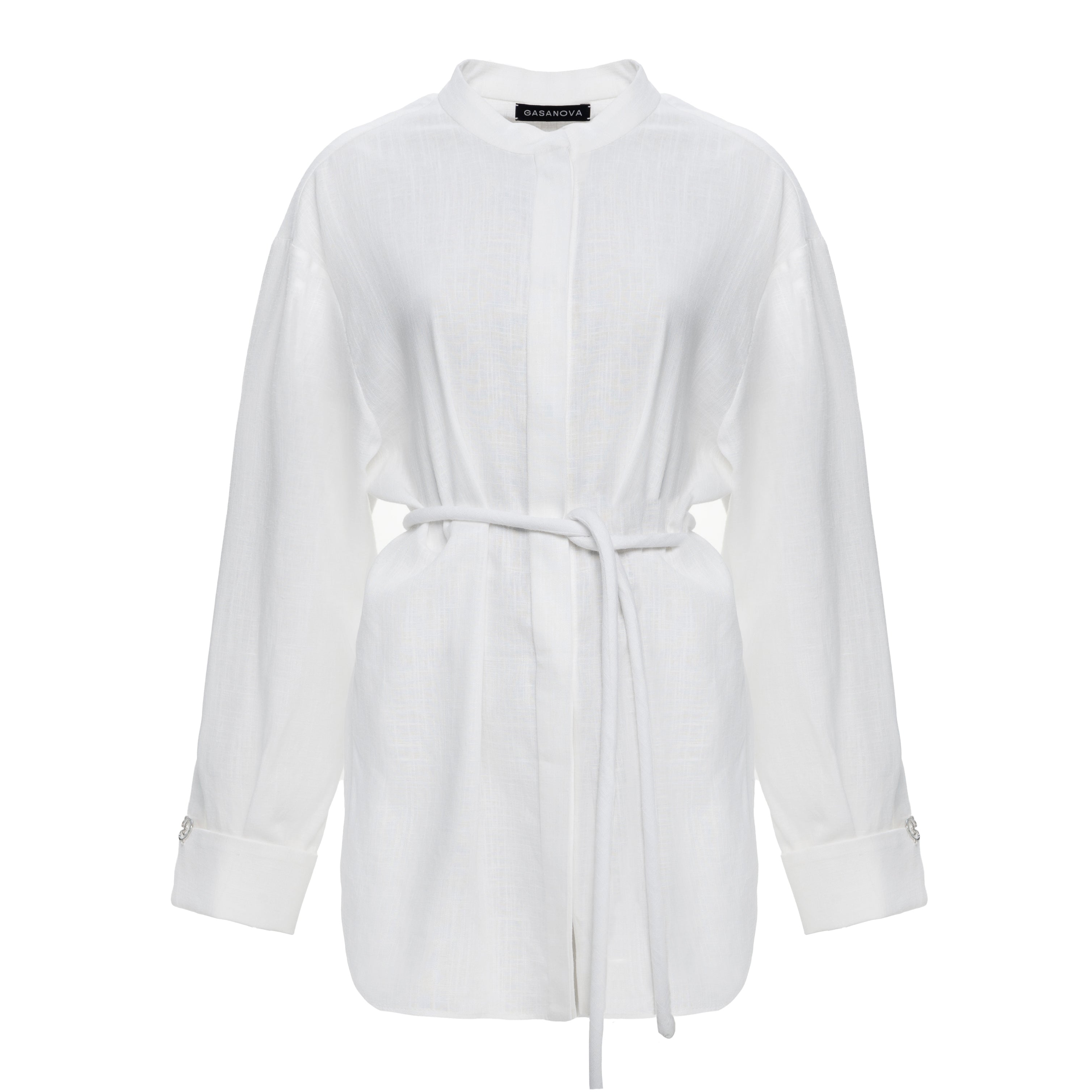 Stand-collar shirt