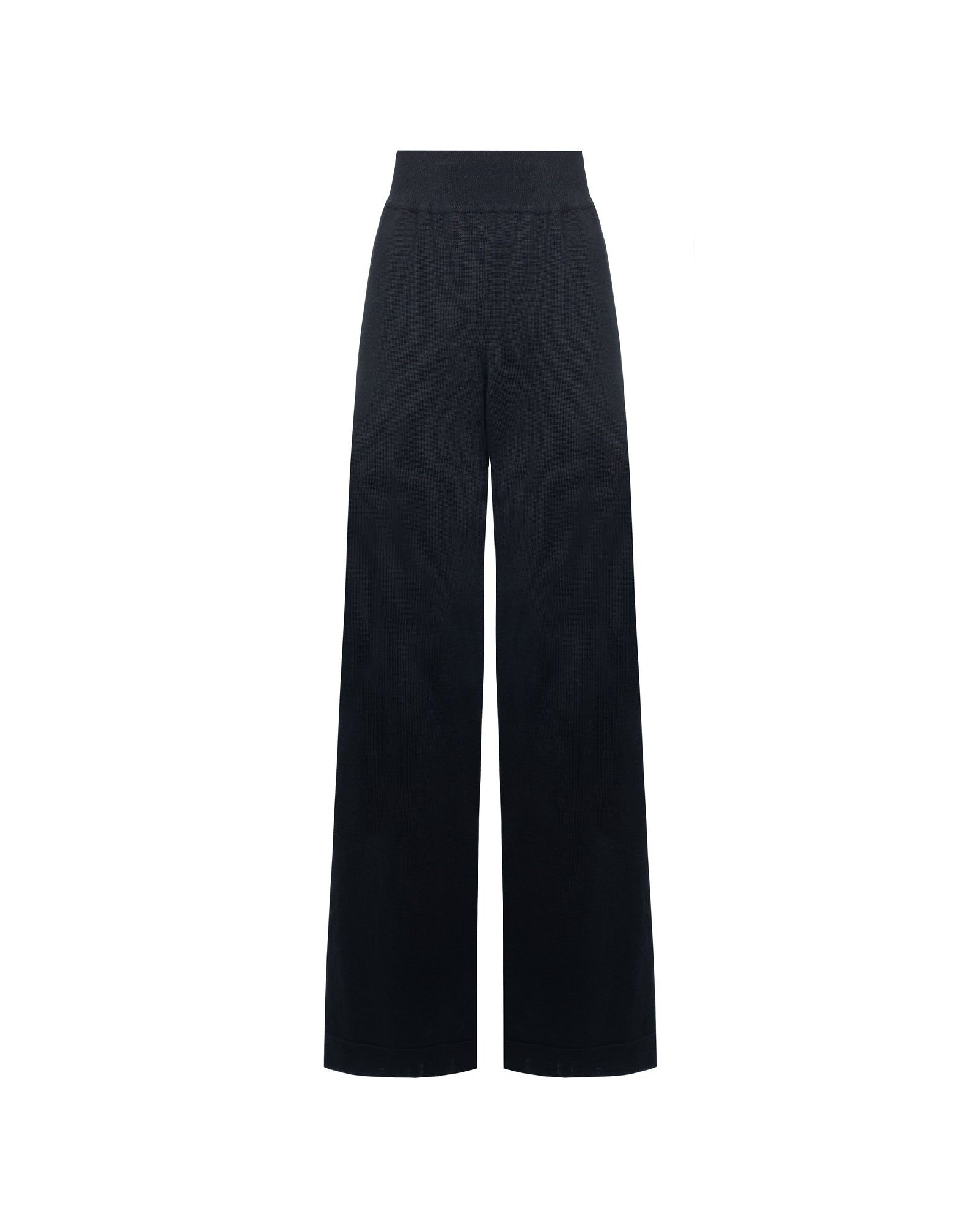 Knitted Straight-Leg Pants