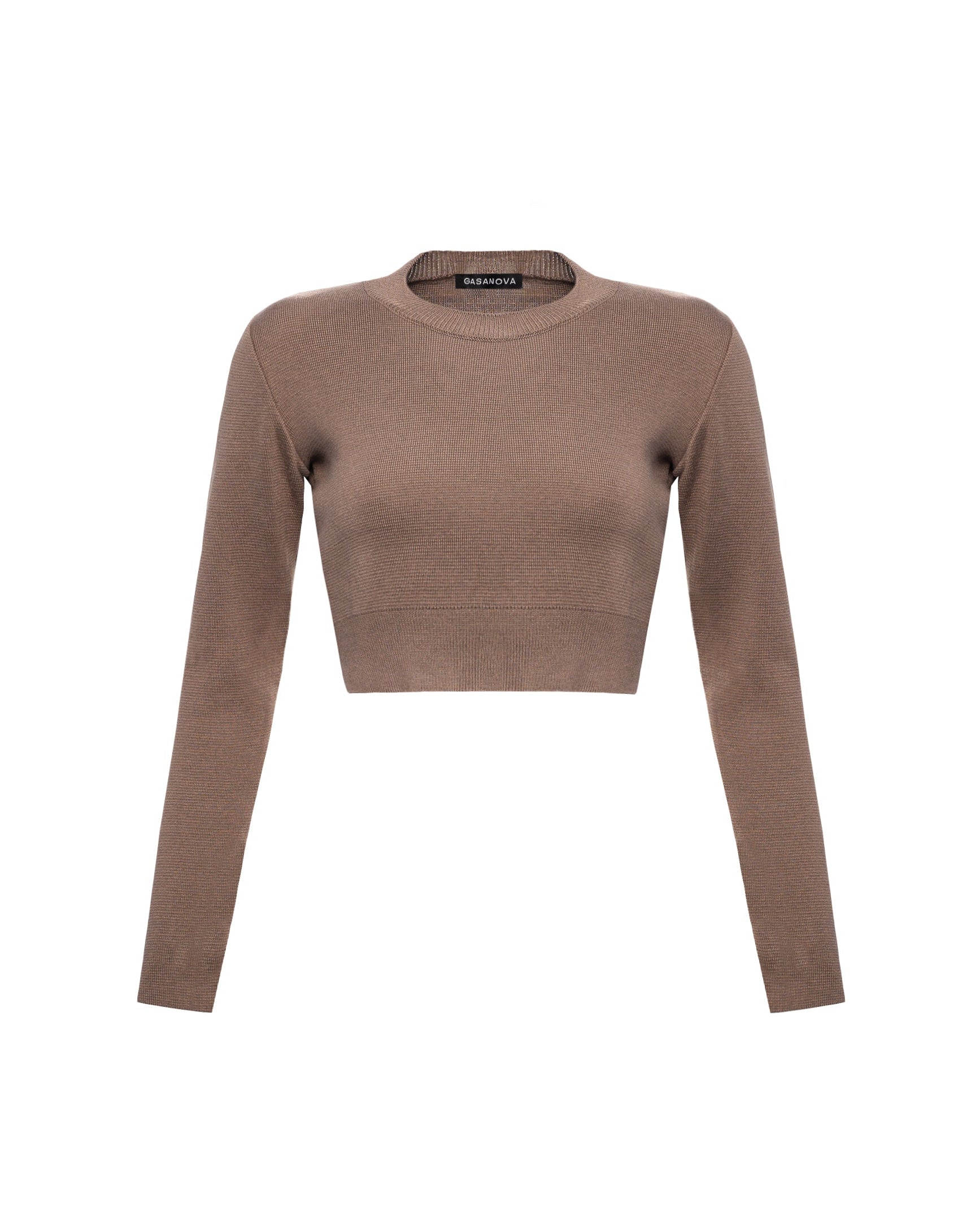 Knitted crop top