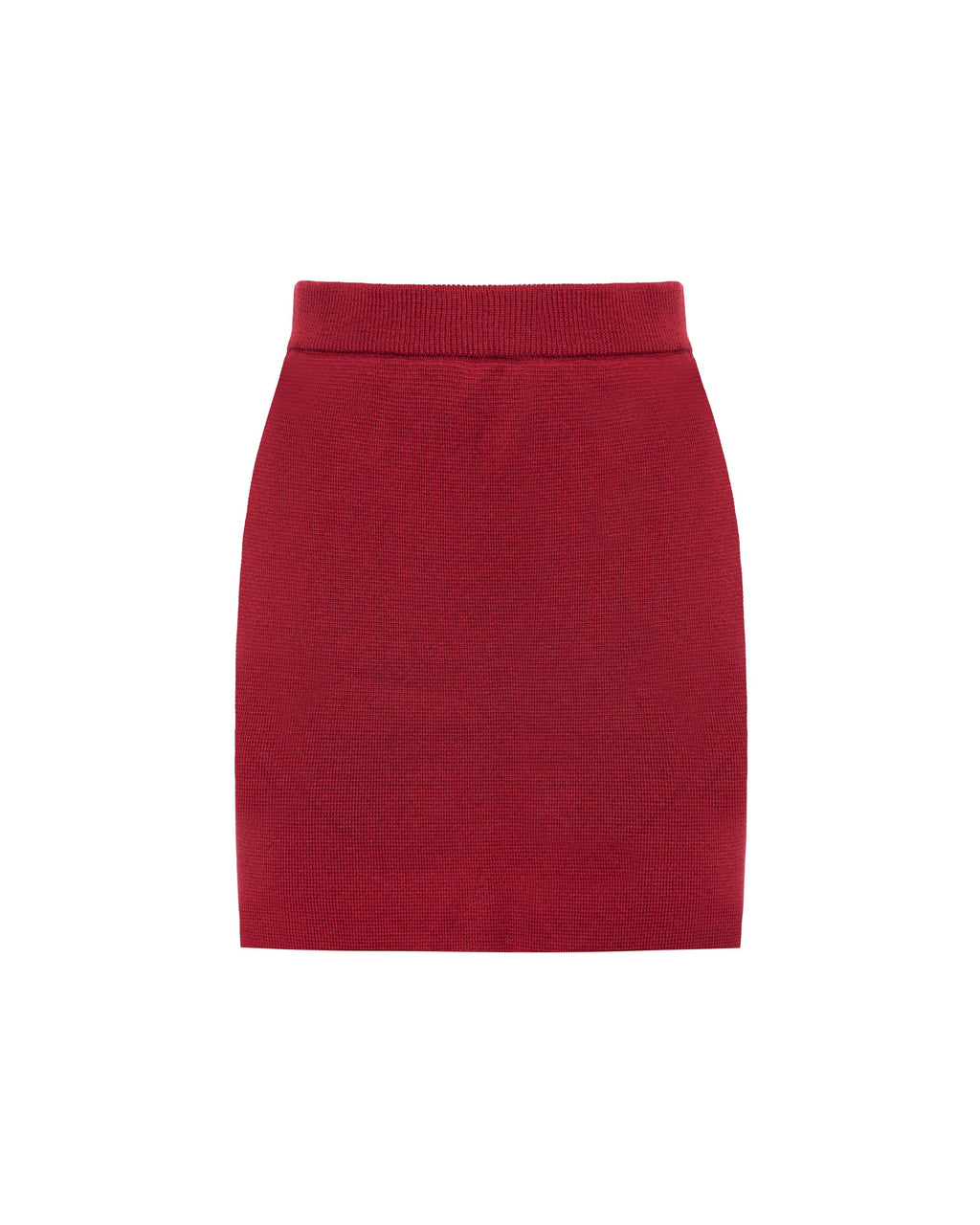 Knitted mini skirt