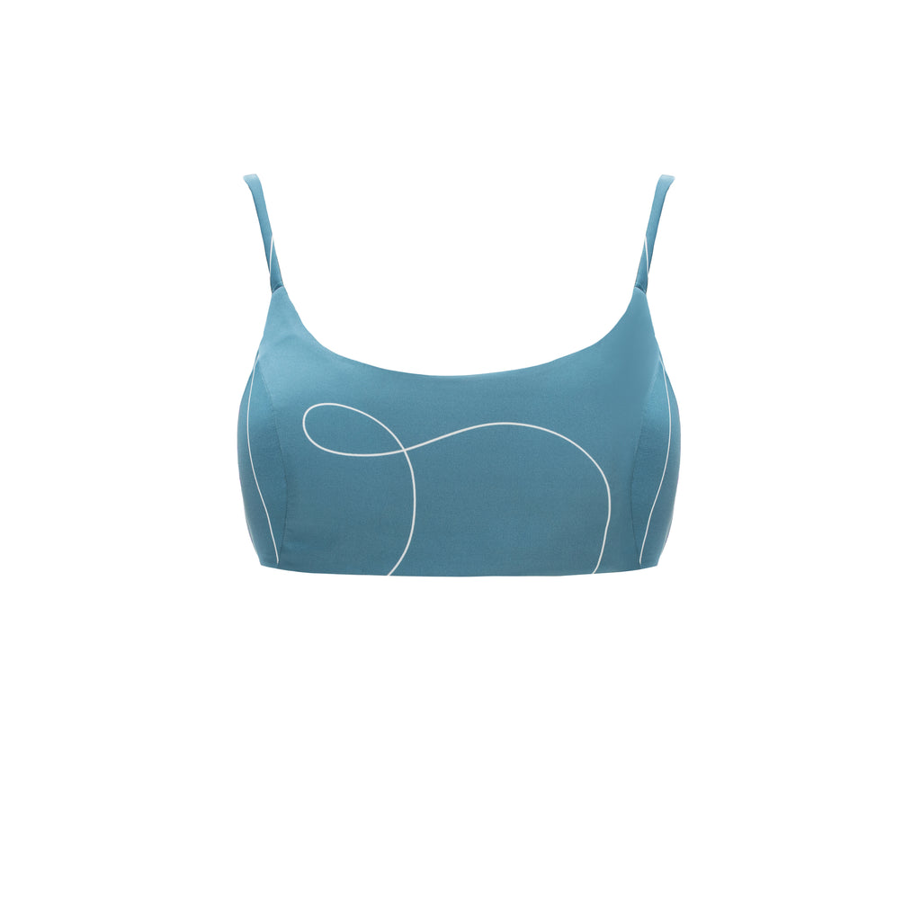 Monogram Silk Top