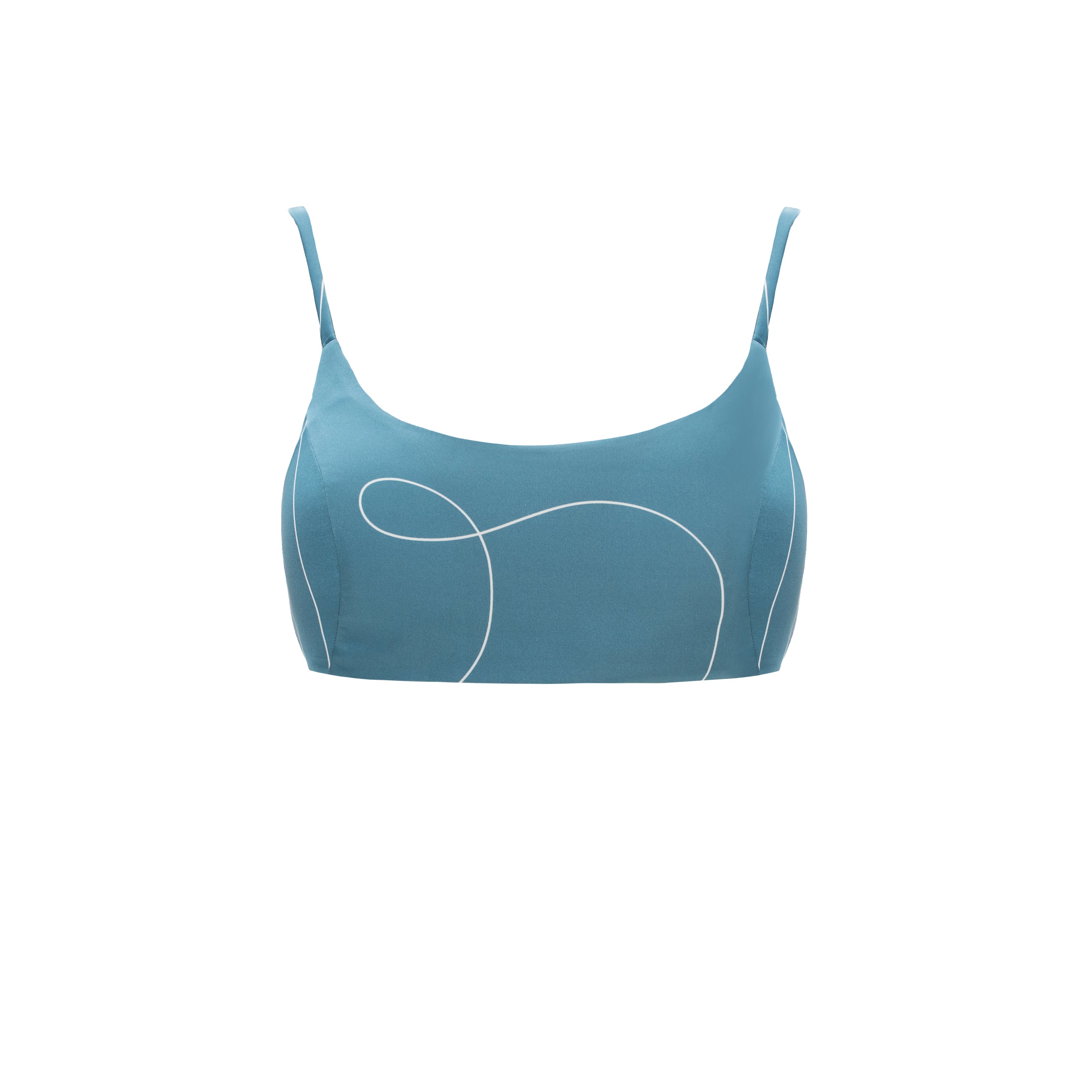 Monogram Silk Top
