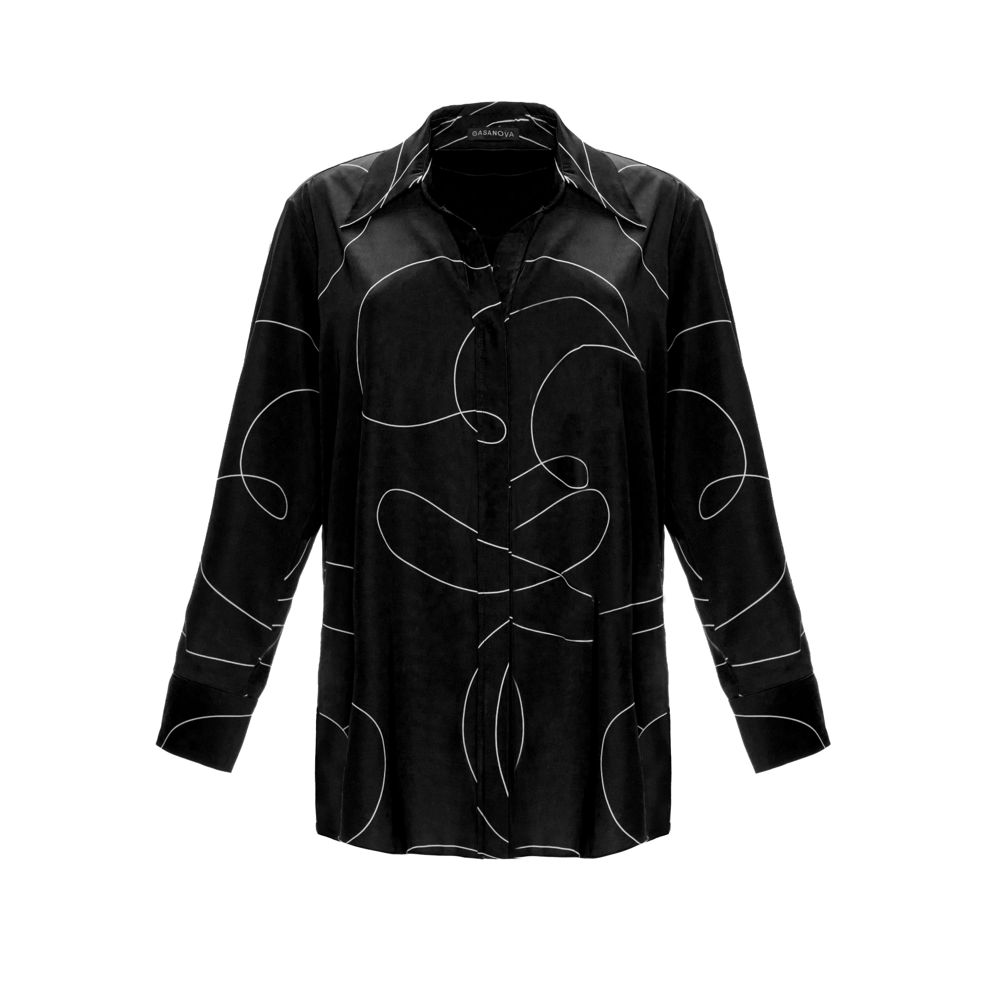 Monogram Silk Shirt