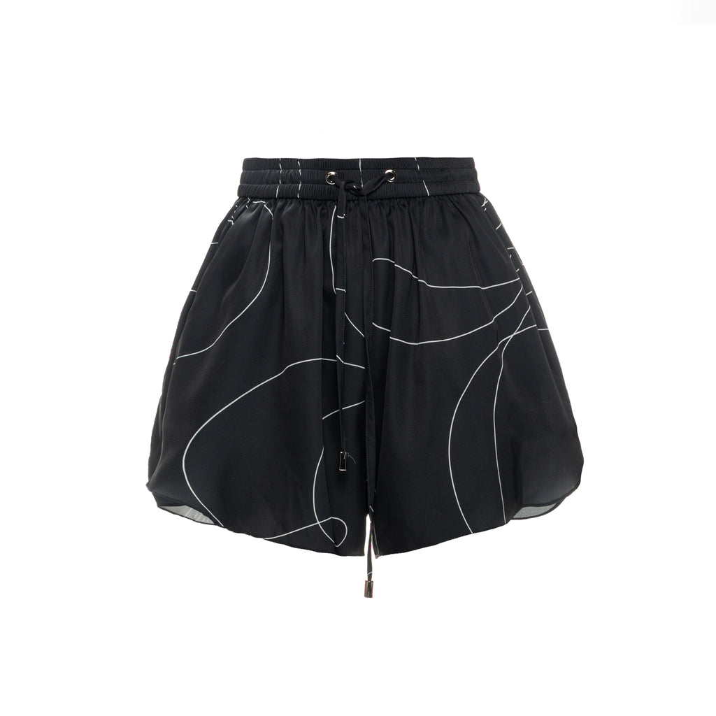 Monogram Silk Shorts