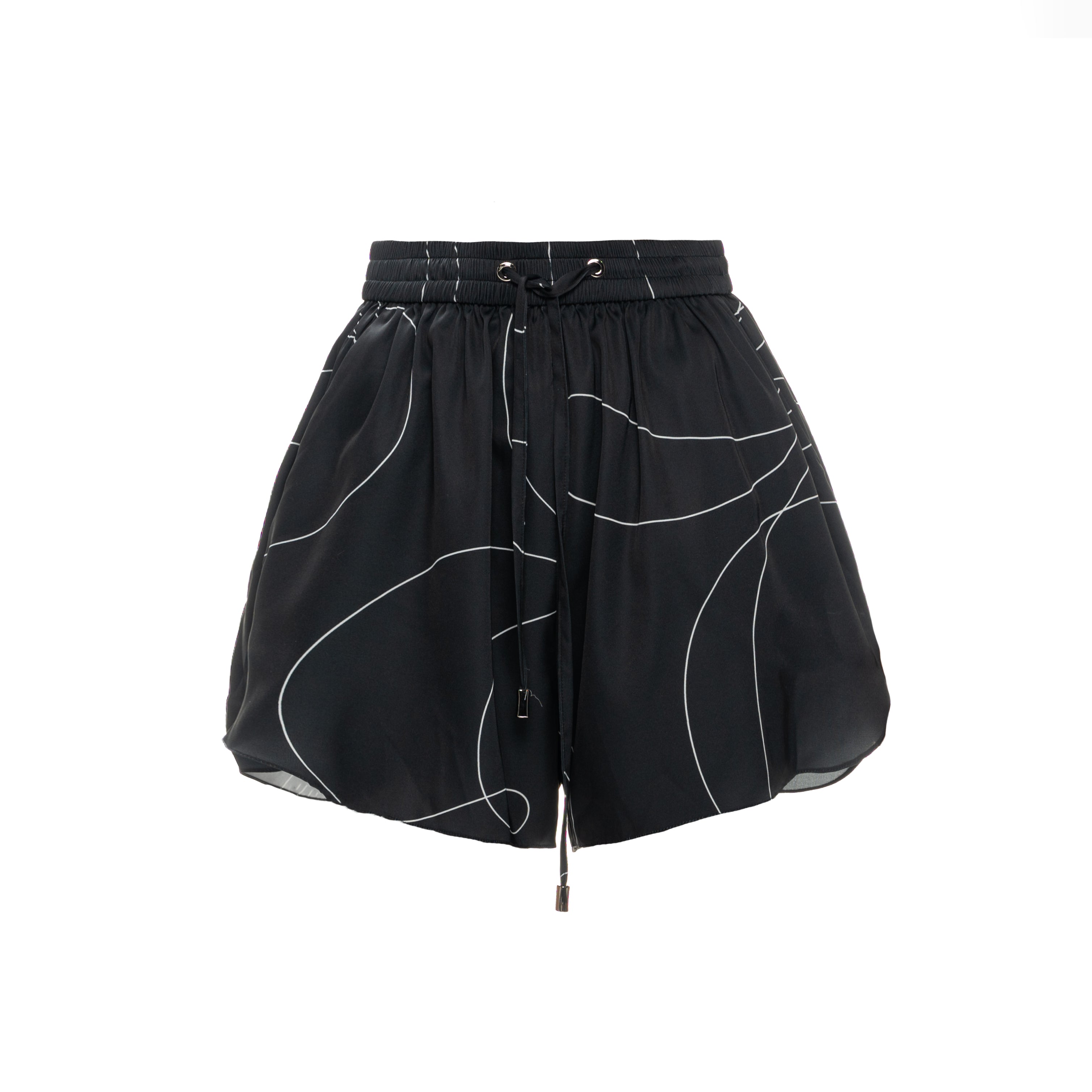 Monogram Silk Shorts