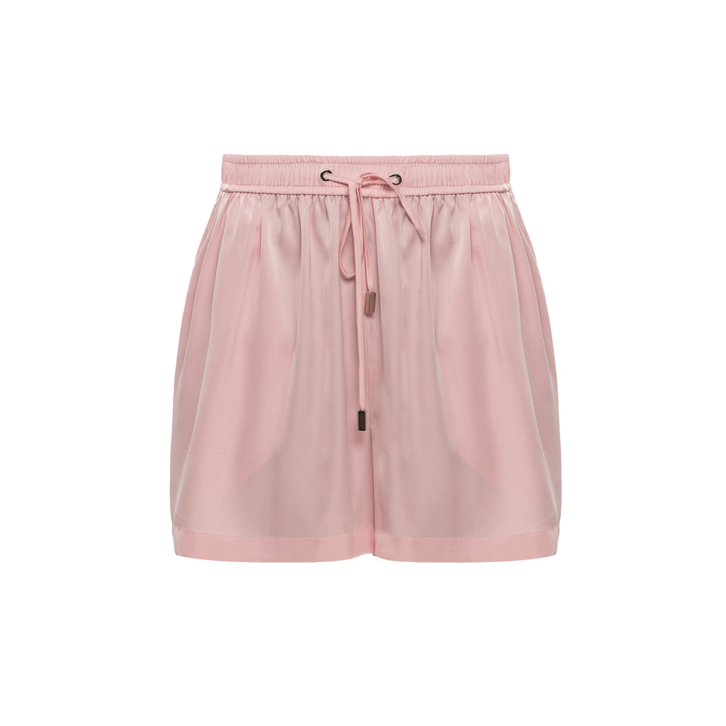 Silk suit with shorts