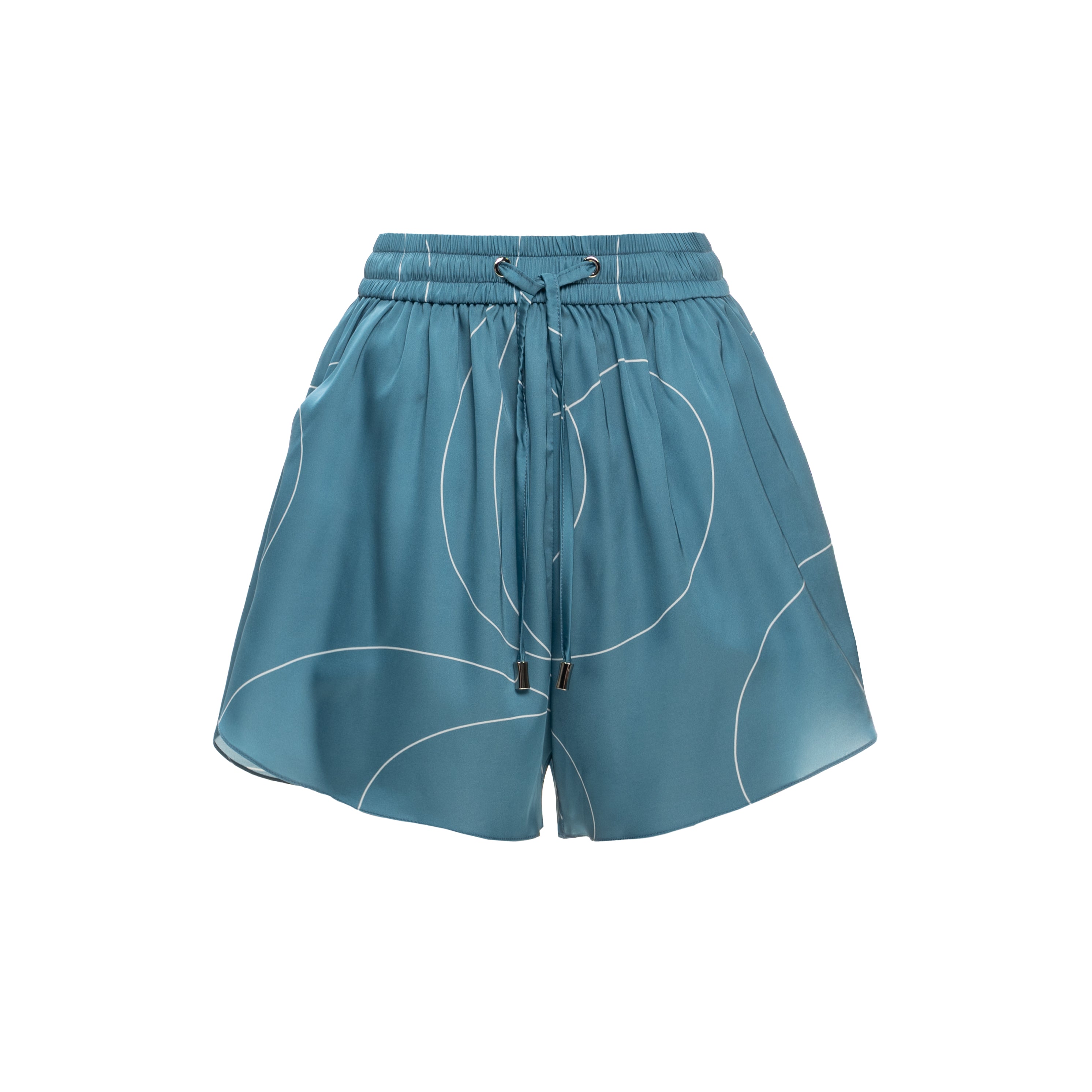Monogram Silk Shorts