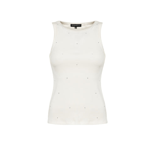 Crystal-Embellished Top | GASANOVA