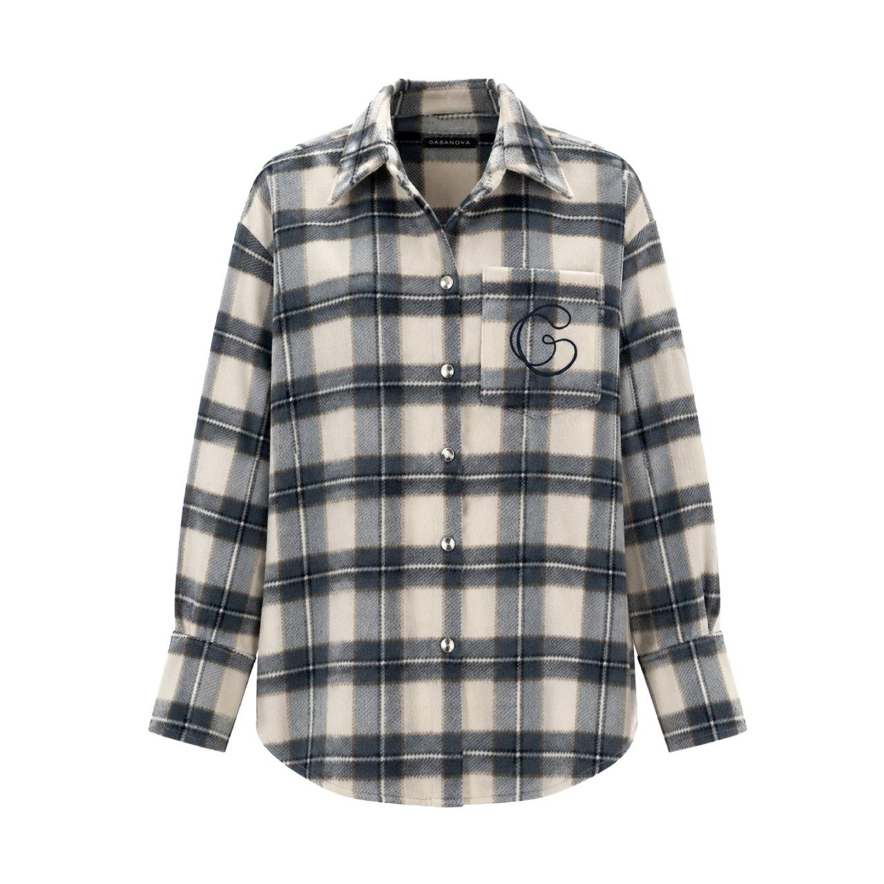 Oversized Fleece Shirt — GASANOVA FW26