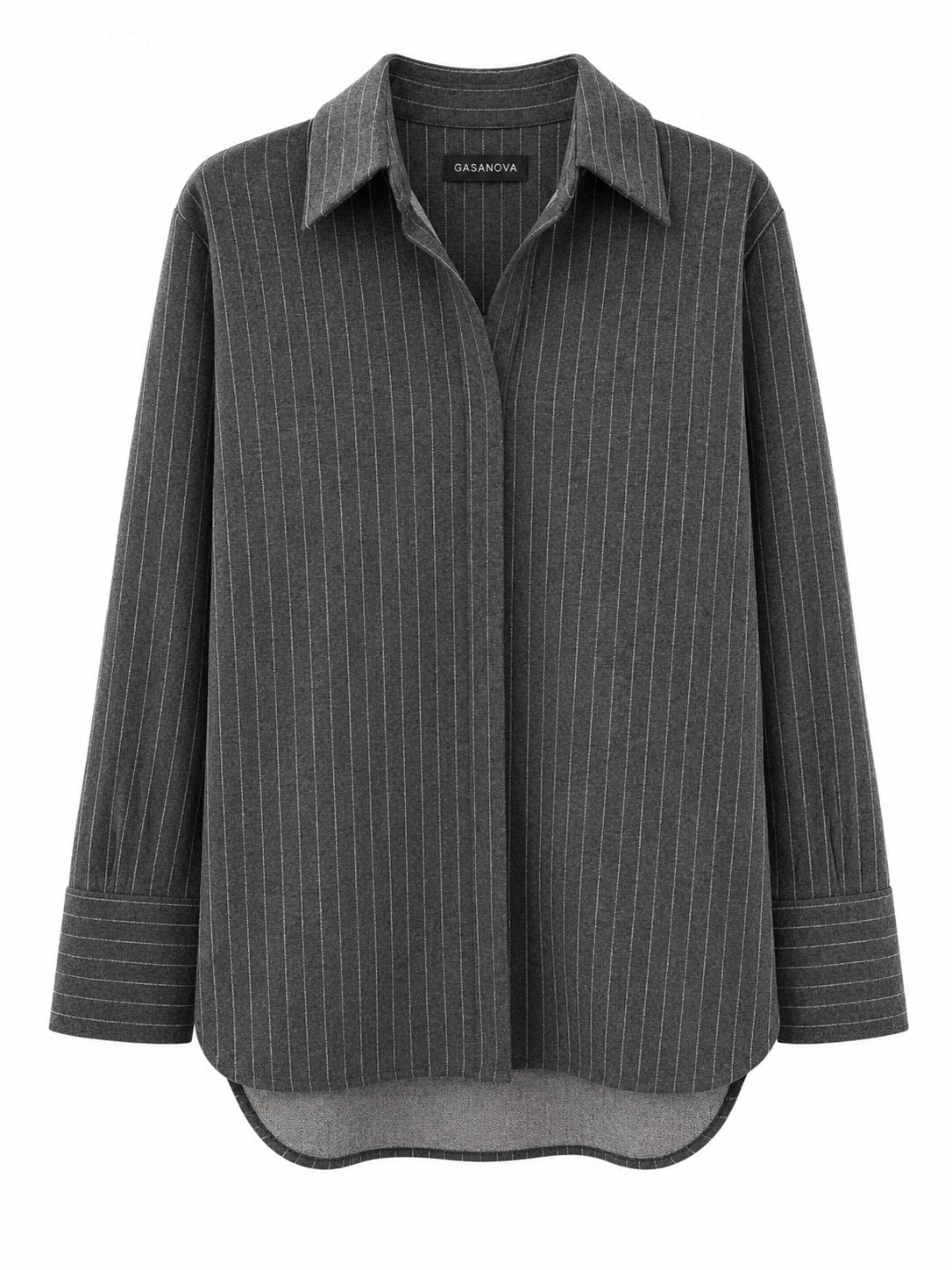 Oversized Flannel Shirt — GASANOVA FW26