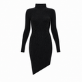 Merelin Knit Mini Dress with Crystals — GASANOVA FW26
