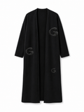 G Faux-Fur Maxi Cardigan — GASANOVA FW26