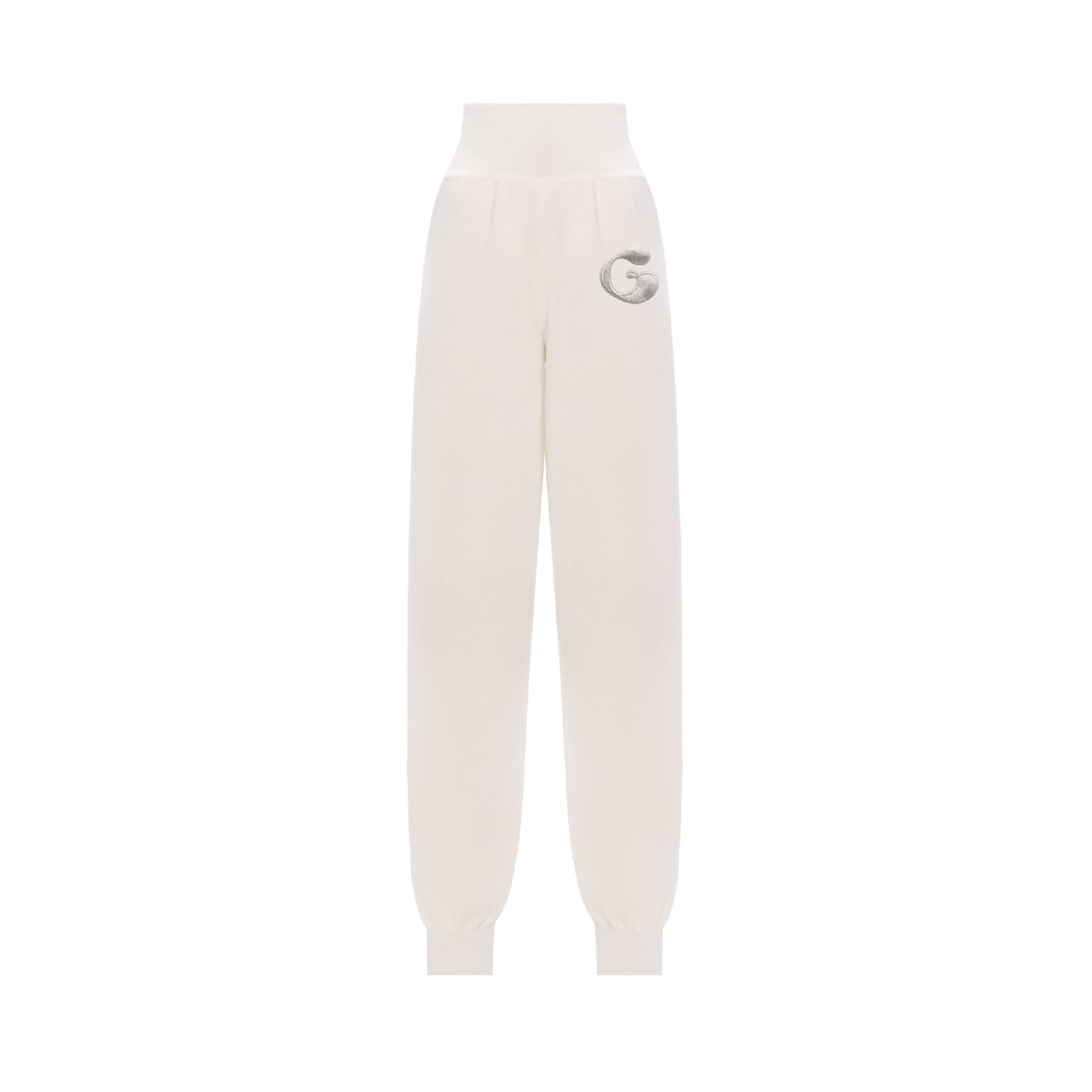 G Faux-Fur Knit Joggers — GASANOVA FW26