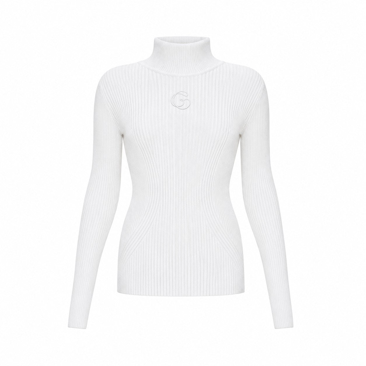 Jess G Embroidered Turtleneck — GASANOVA FW26