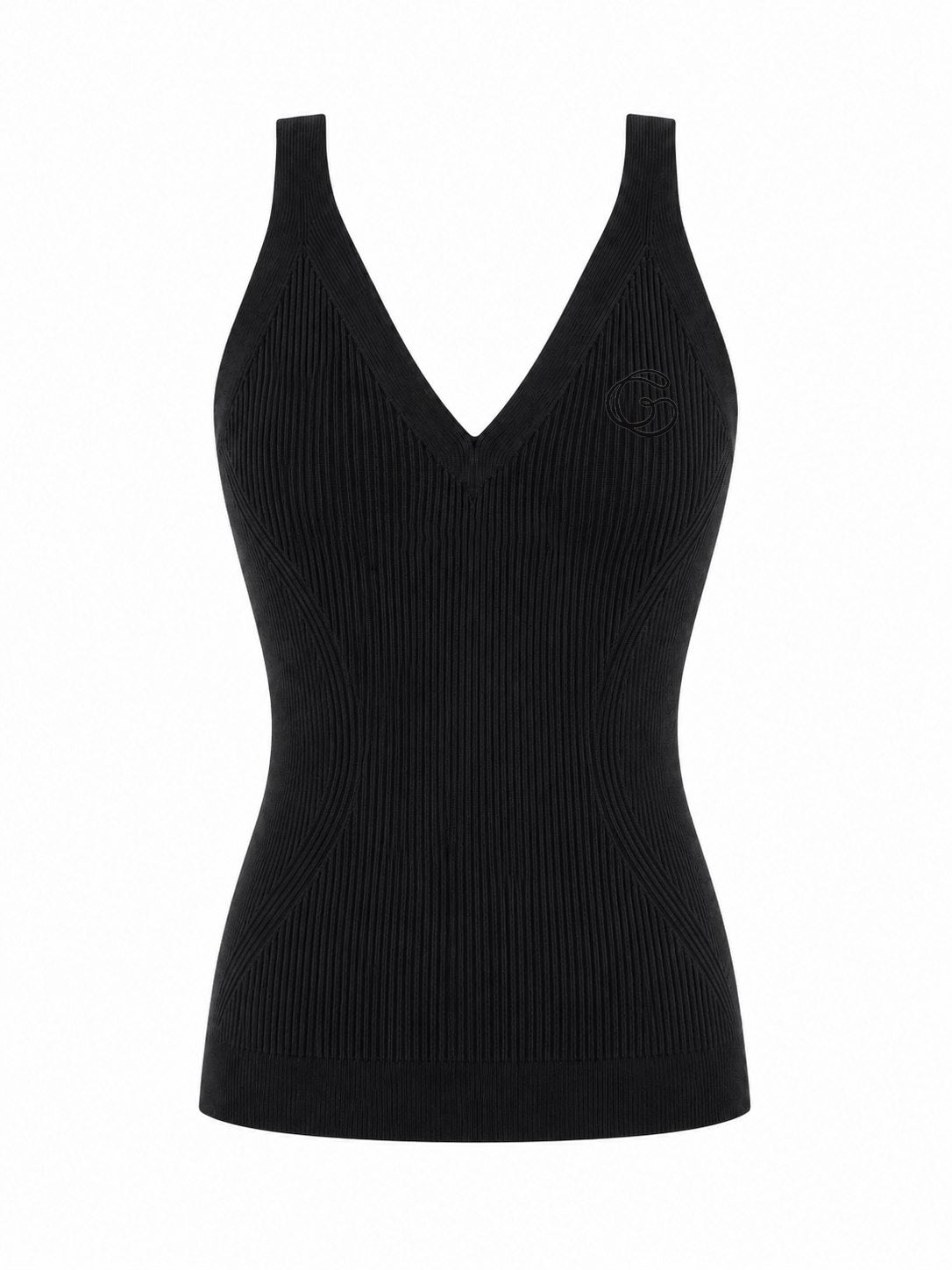 G Knit V-Neck Tank — GASANOVA FW26