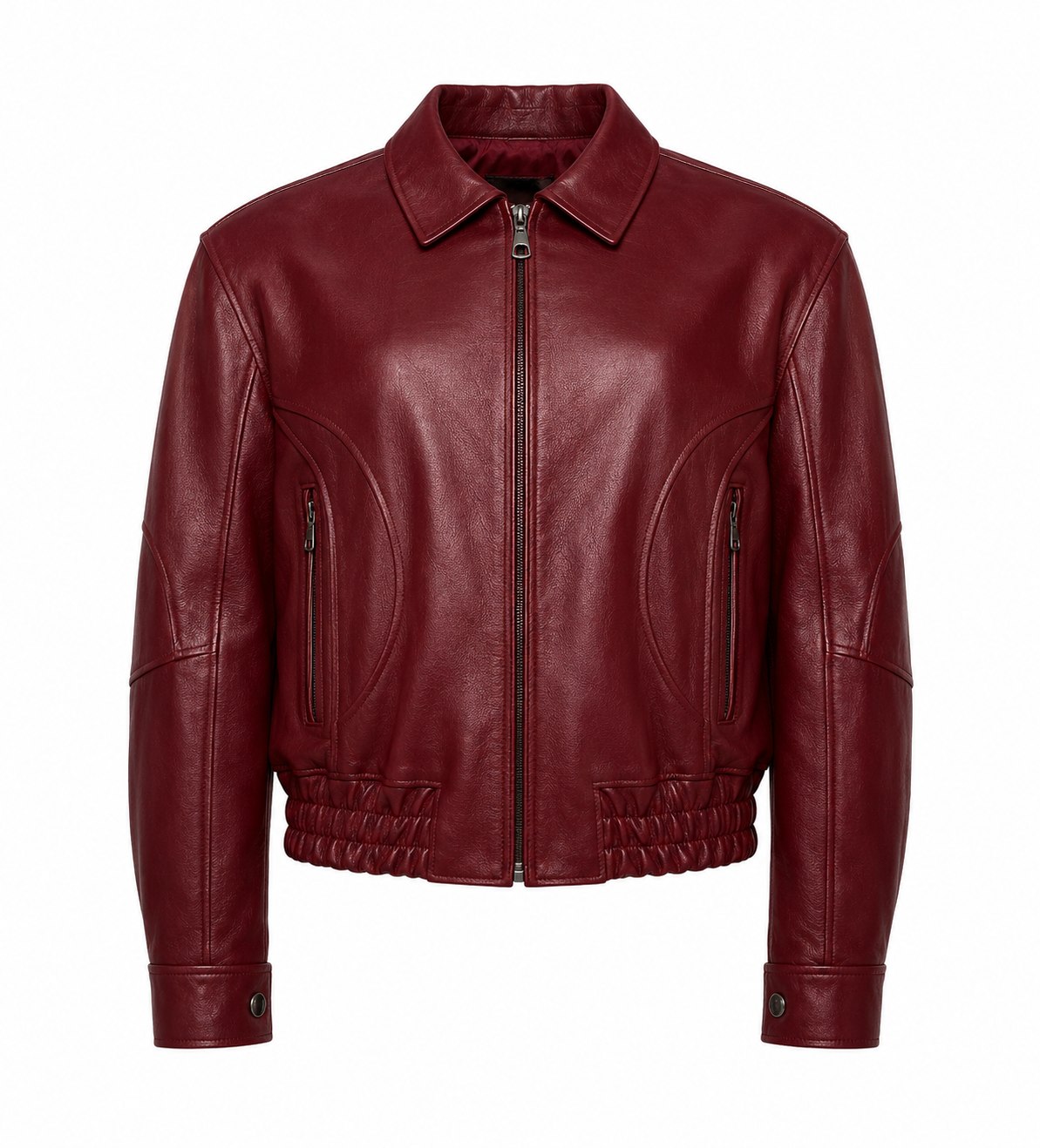 GG Leather Jacket — GASANOVA FW26