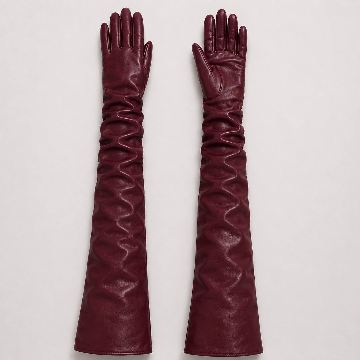 Long Leather Gloves — GASANOVA FW26