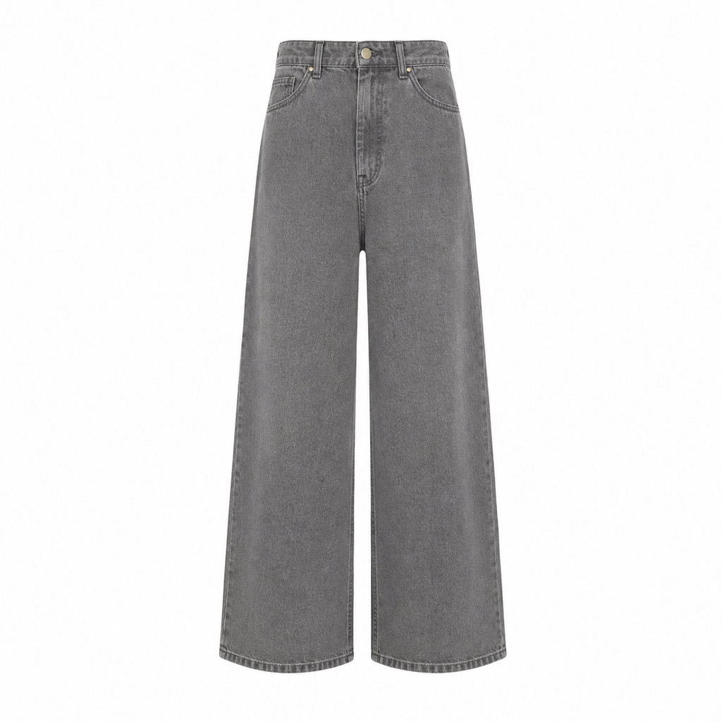 Jeans with fringe detail on the back pocket