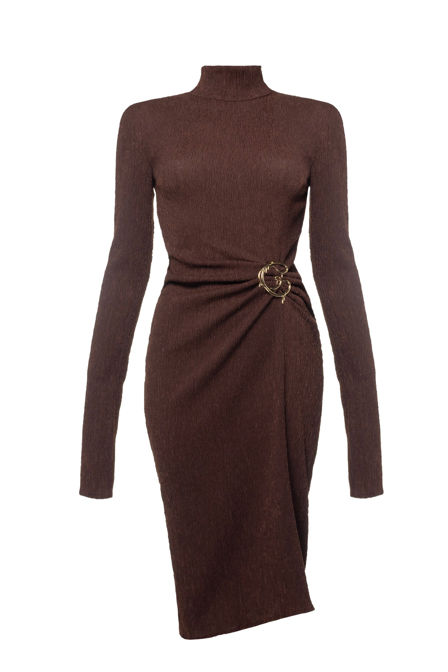 Midi Knitwear Dress G With Sleeves