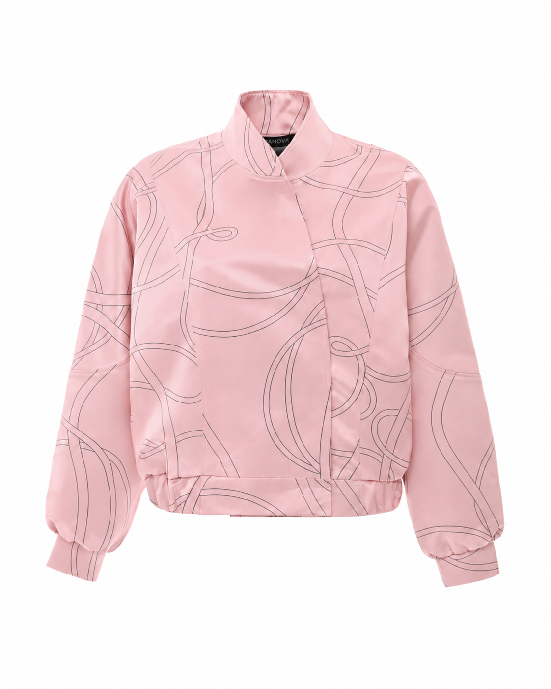 Bomber Jacket with G Print | GASANOVA