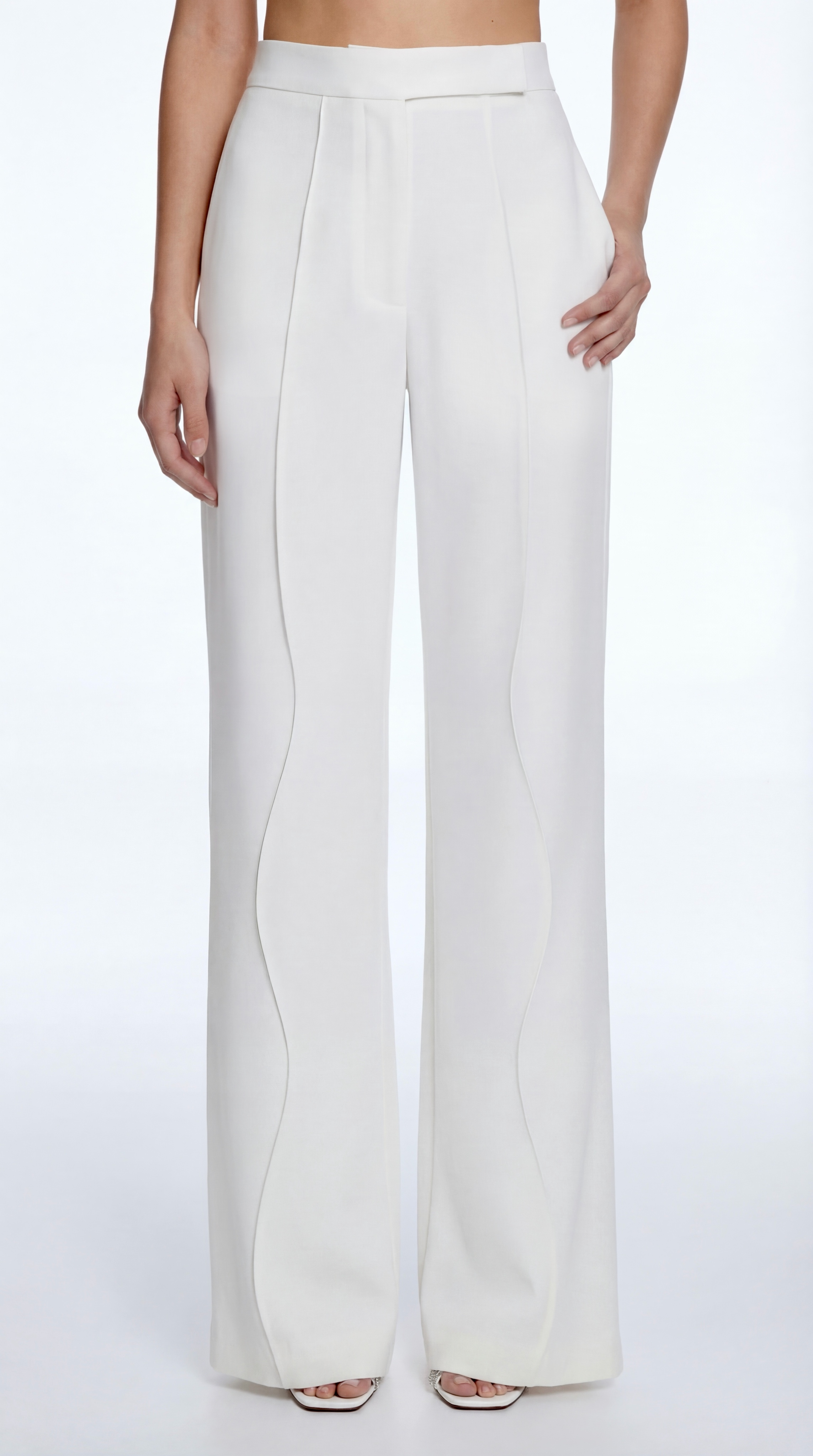 Брюки палаццо з хвилею