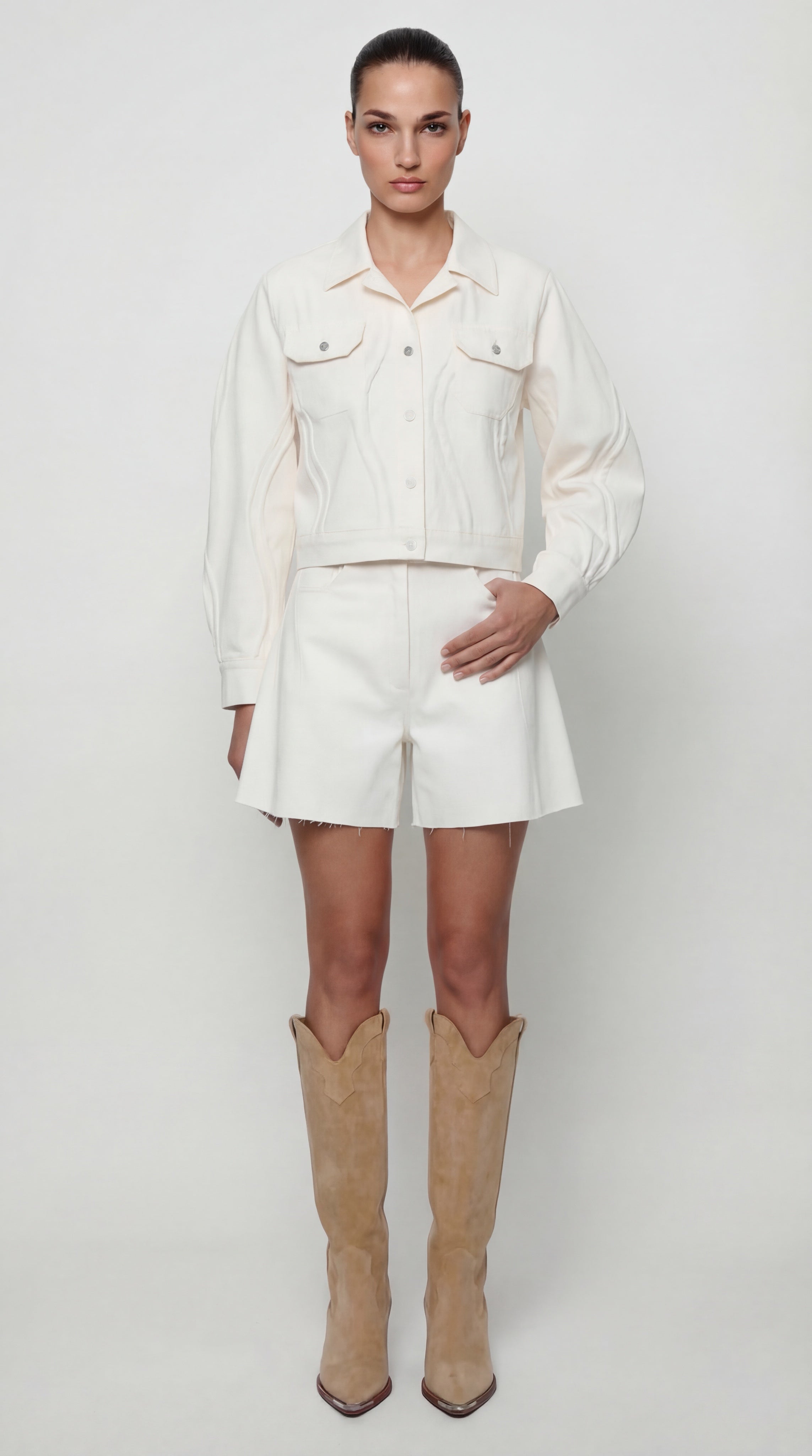 Джинсова куртка з хвилями