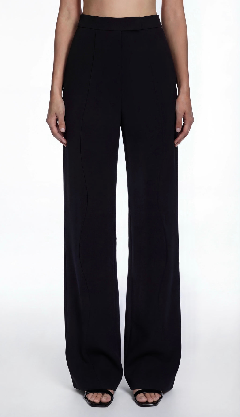 Брюки палаццо з хвилею