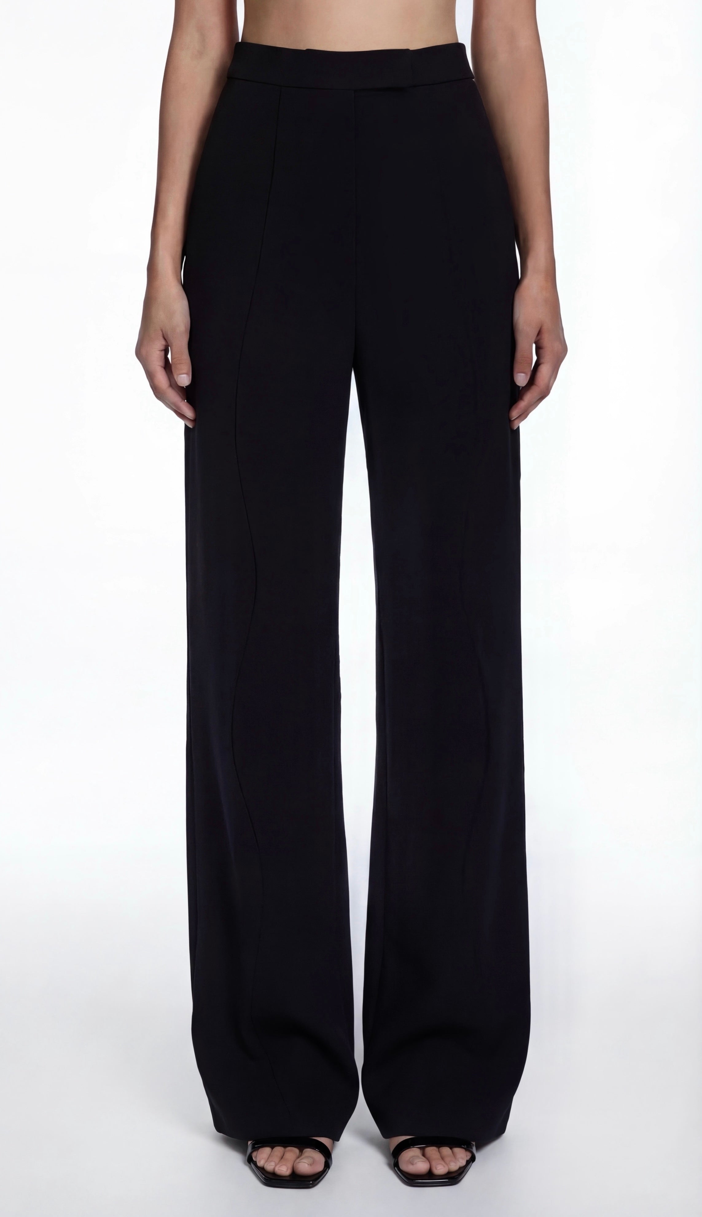 Брюки палаццо з хвилею