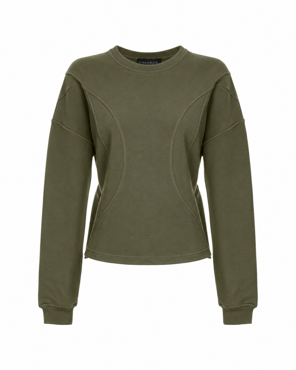Sweatshirt with Back Straps