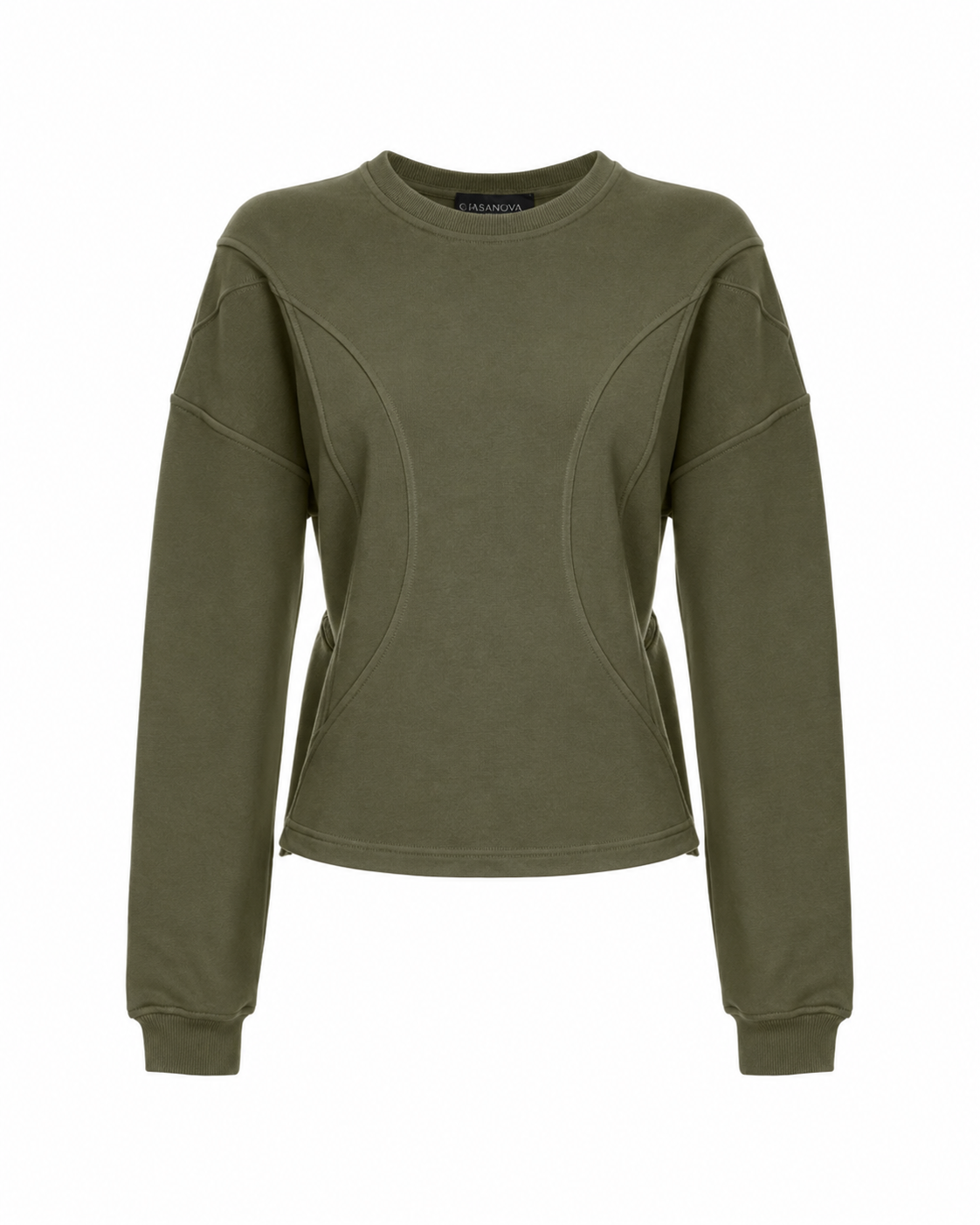 Sweatshirt with Back Straps