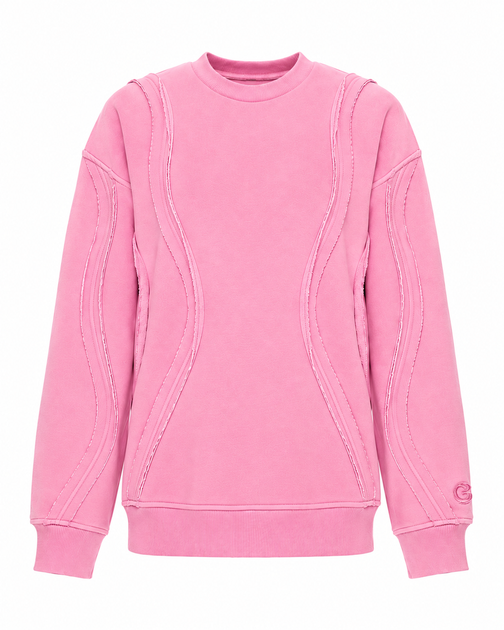 Sweatshirt with 3D Waves