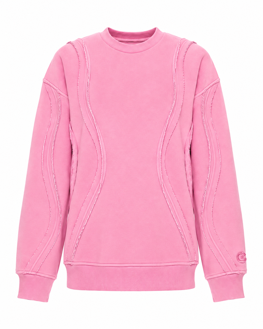 Sweatshirt with 3D Waves