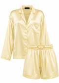 Silk suit with shorts