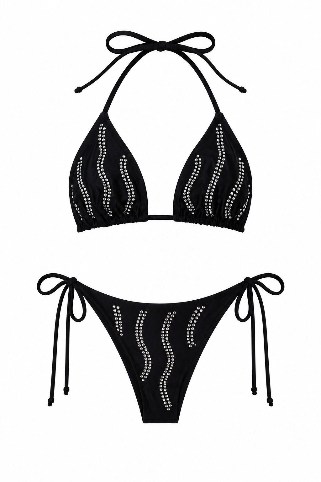 Crystal Wave Bikini - Black