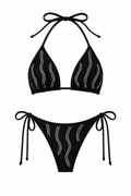 Crystal Wave Bikini - Black