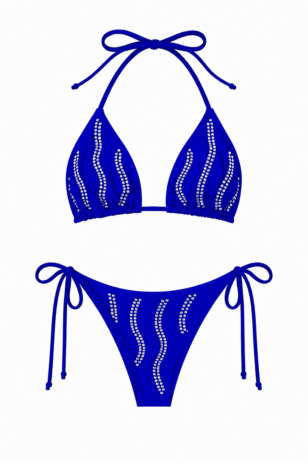Crystal Wave Bikini - Electric Blue