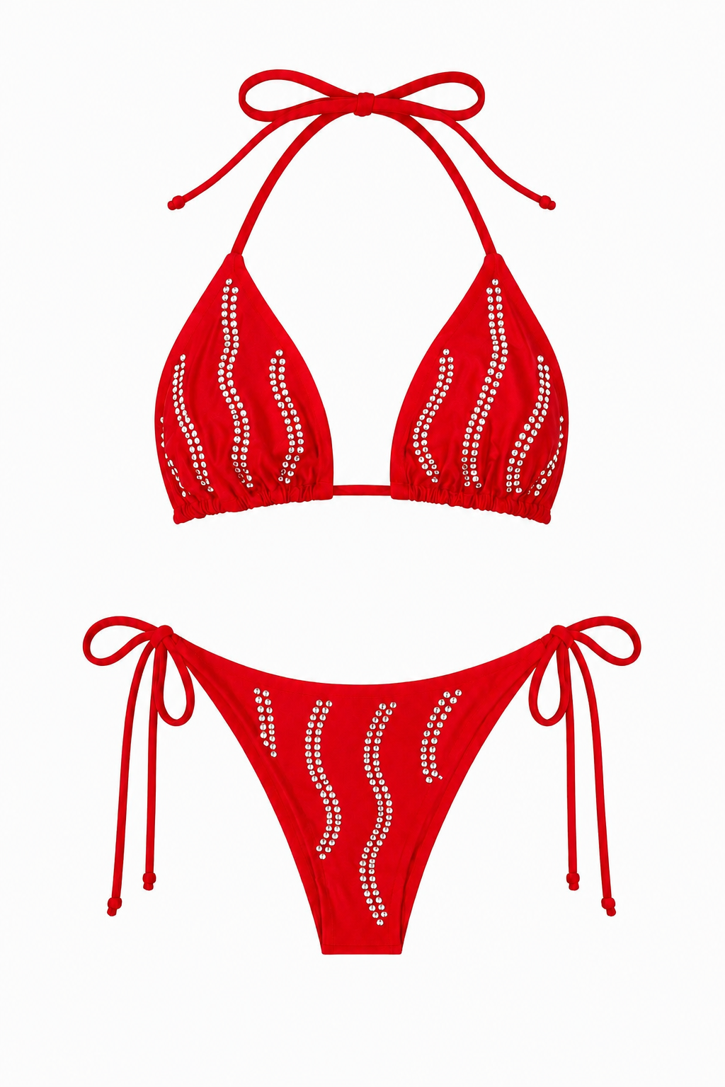 Crystal Wave Bikini - Red