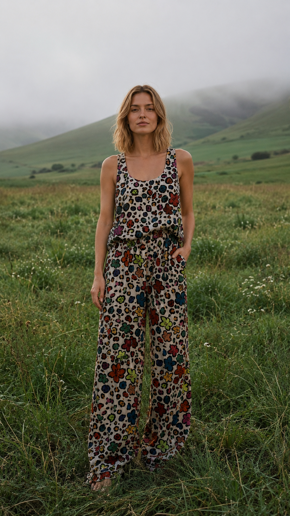 Floral Leopard Set — lifestyle