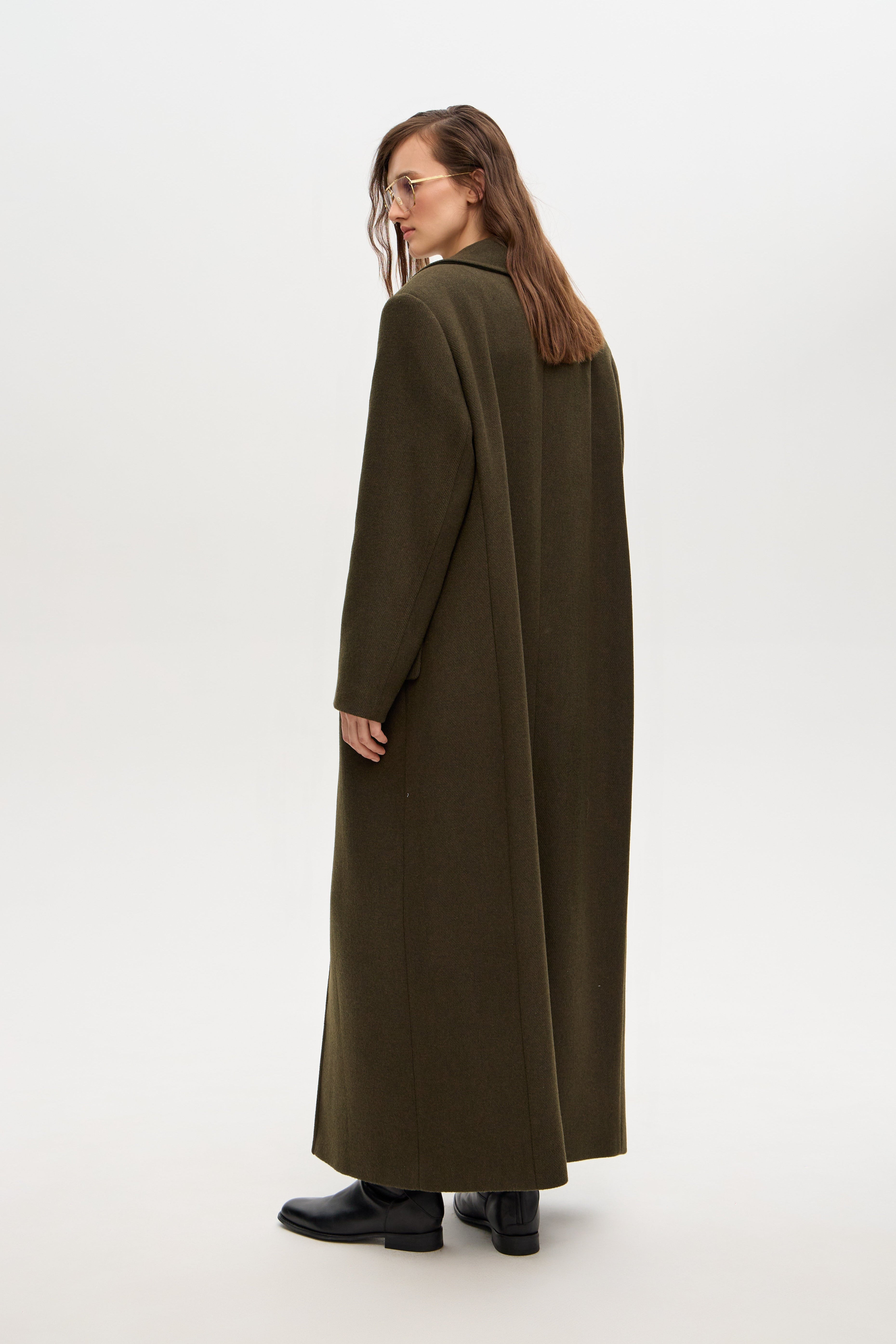 Long Single-breasted Coat