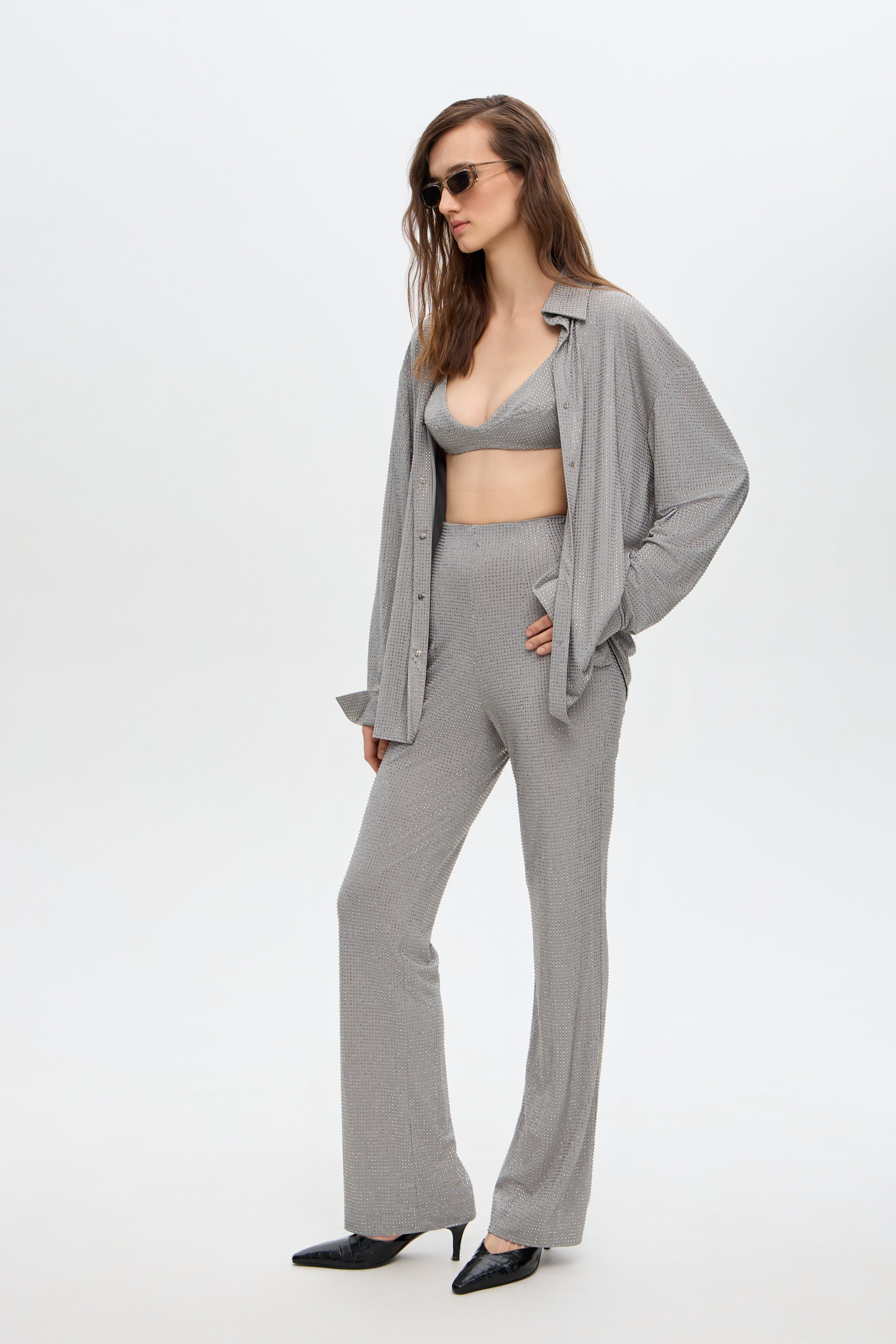 Cristall oversized shirt