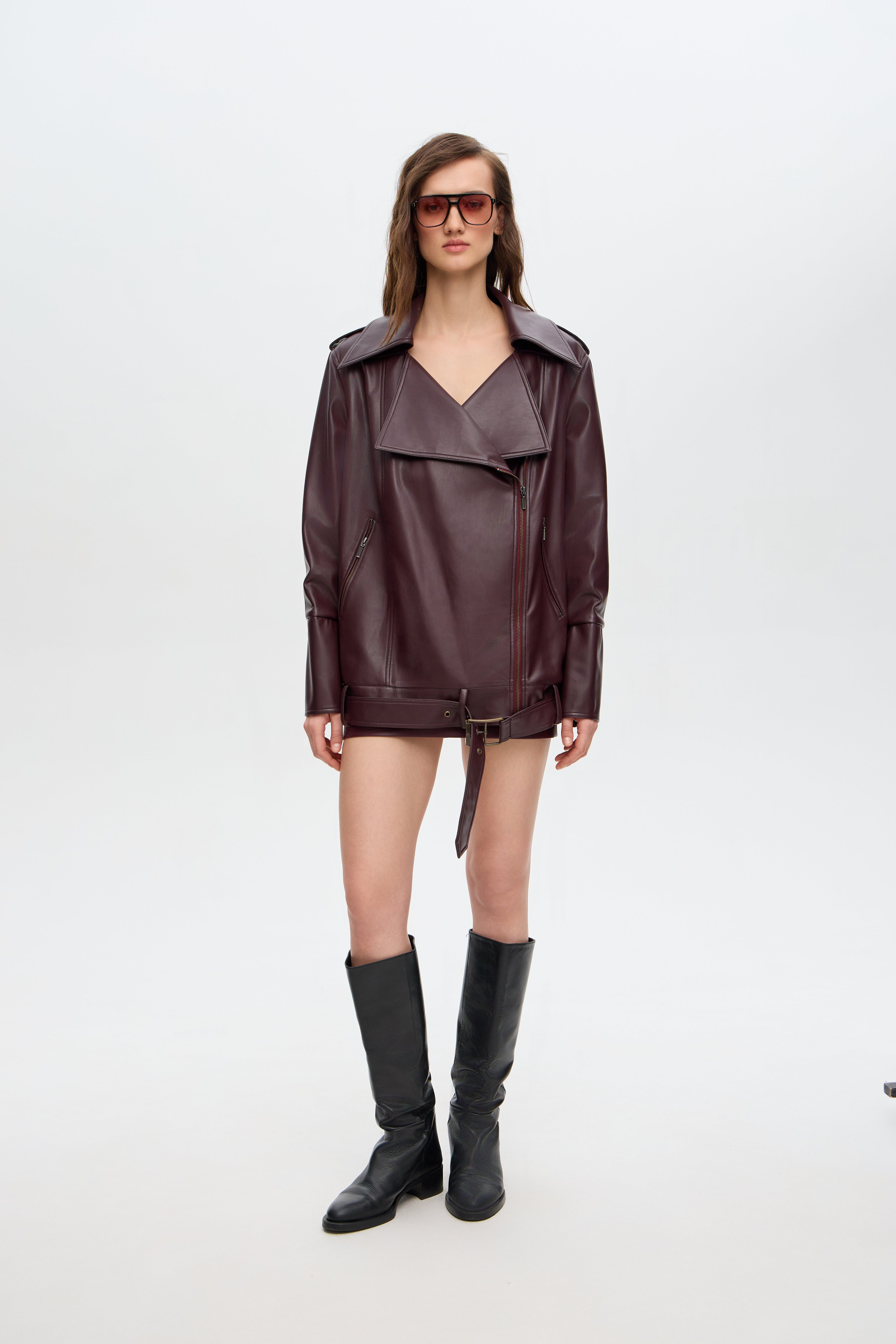Leather jackets by Elvira Gasanova | Iconic Only