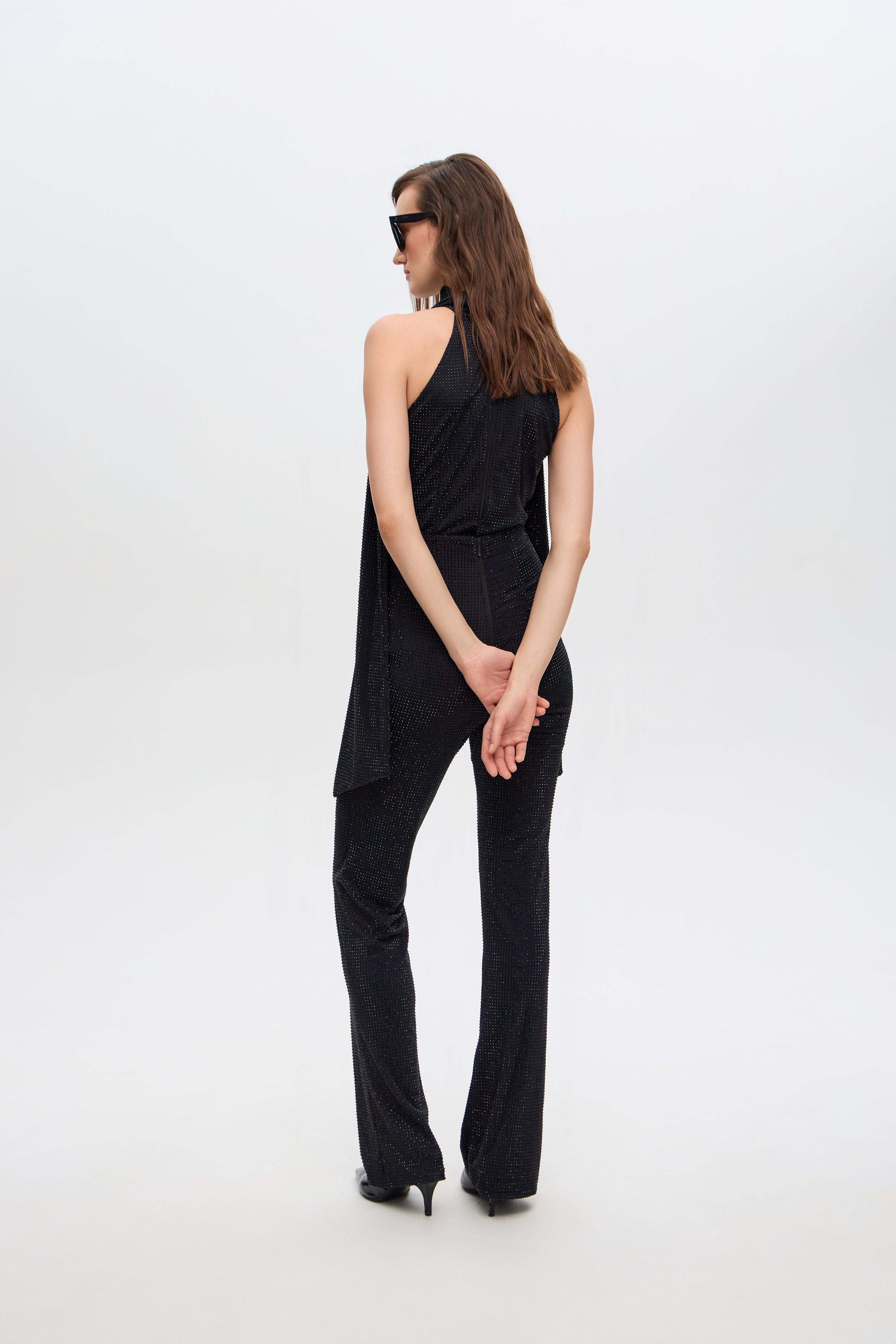 Cristall flared pants