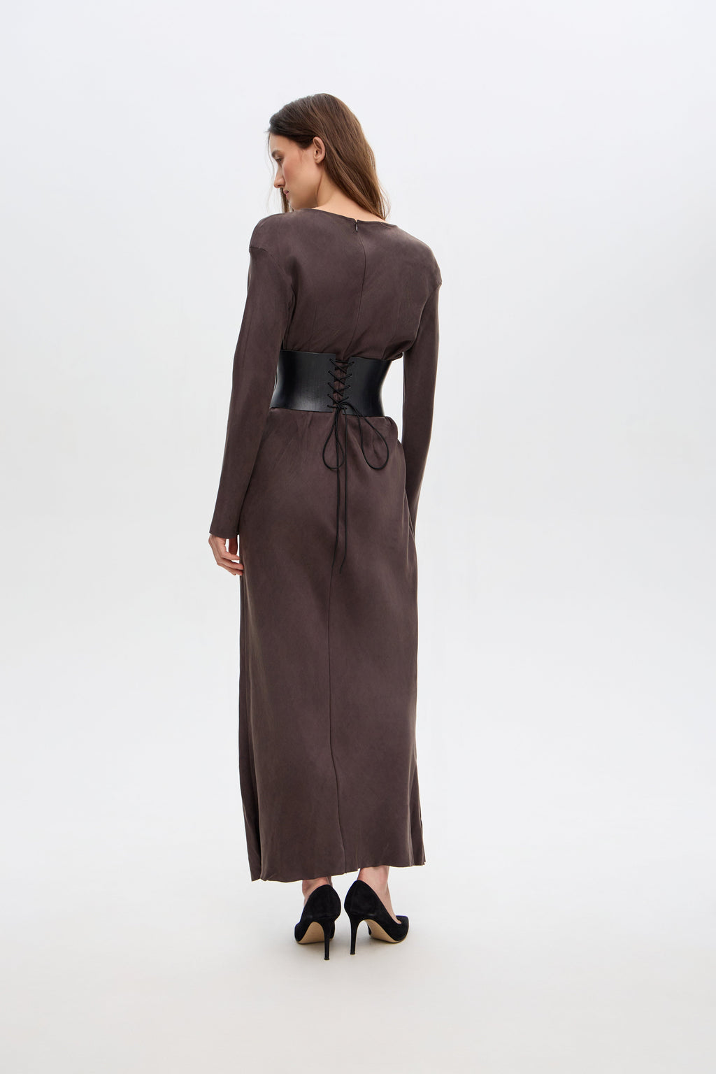 Longsleeve silk dress